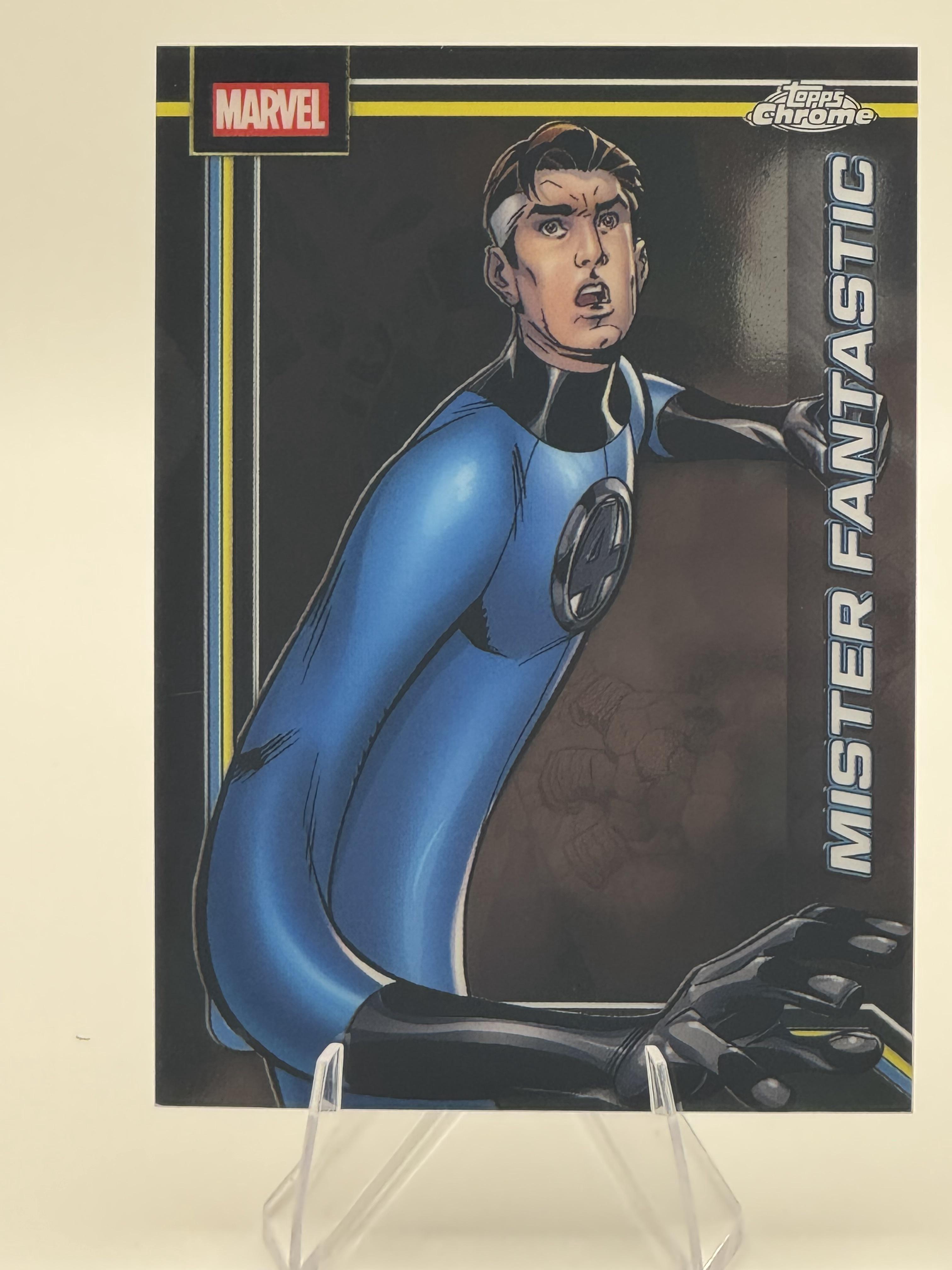 Topps Chrome Marvel Mister Fantastic #079 Chrome Near Mint or Better