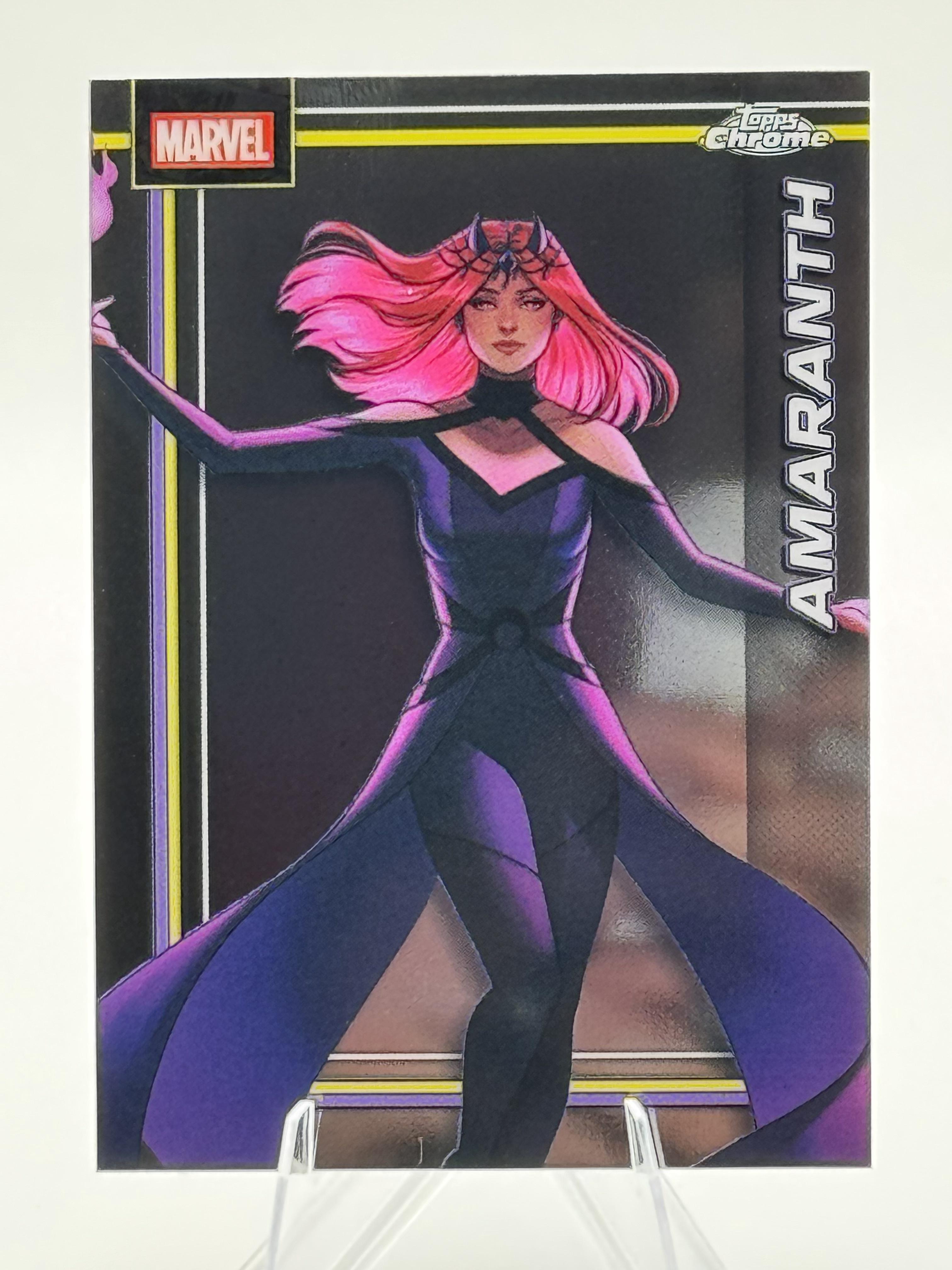 Topps Chrome Marvel Amaranth #004 Chrome Near Mint or Better