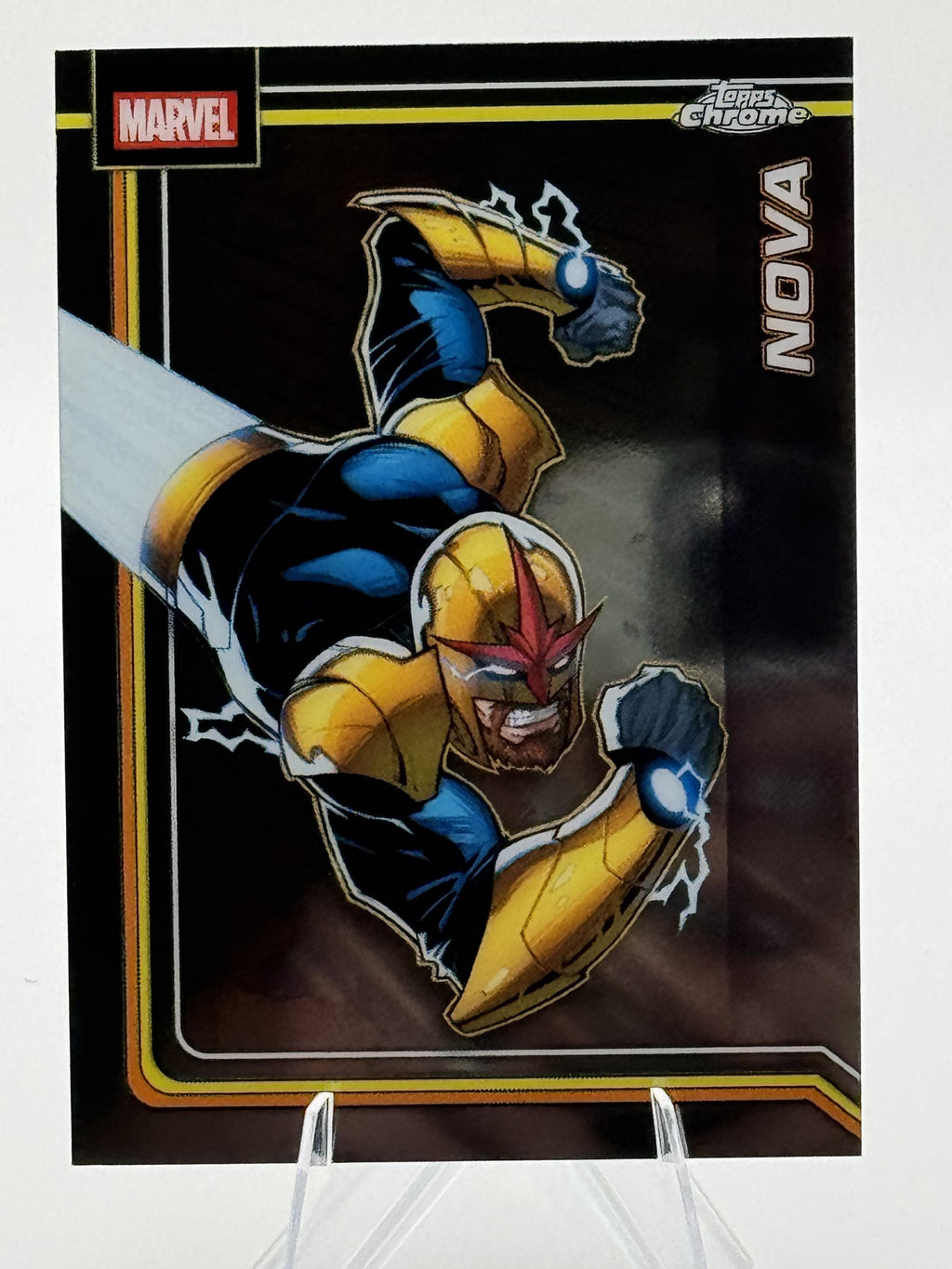 Topps Chrome Marvel Nova #089 Chrome Near Mint or Better