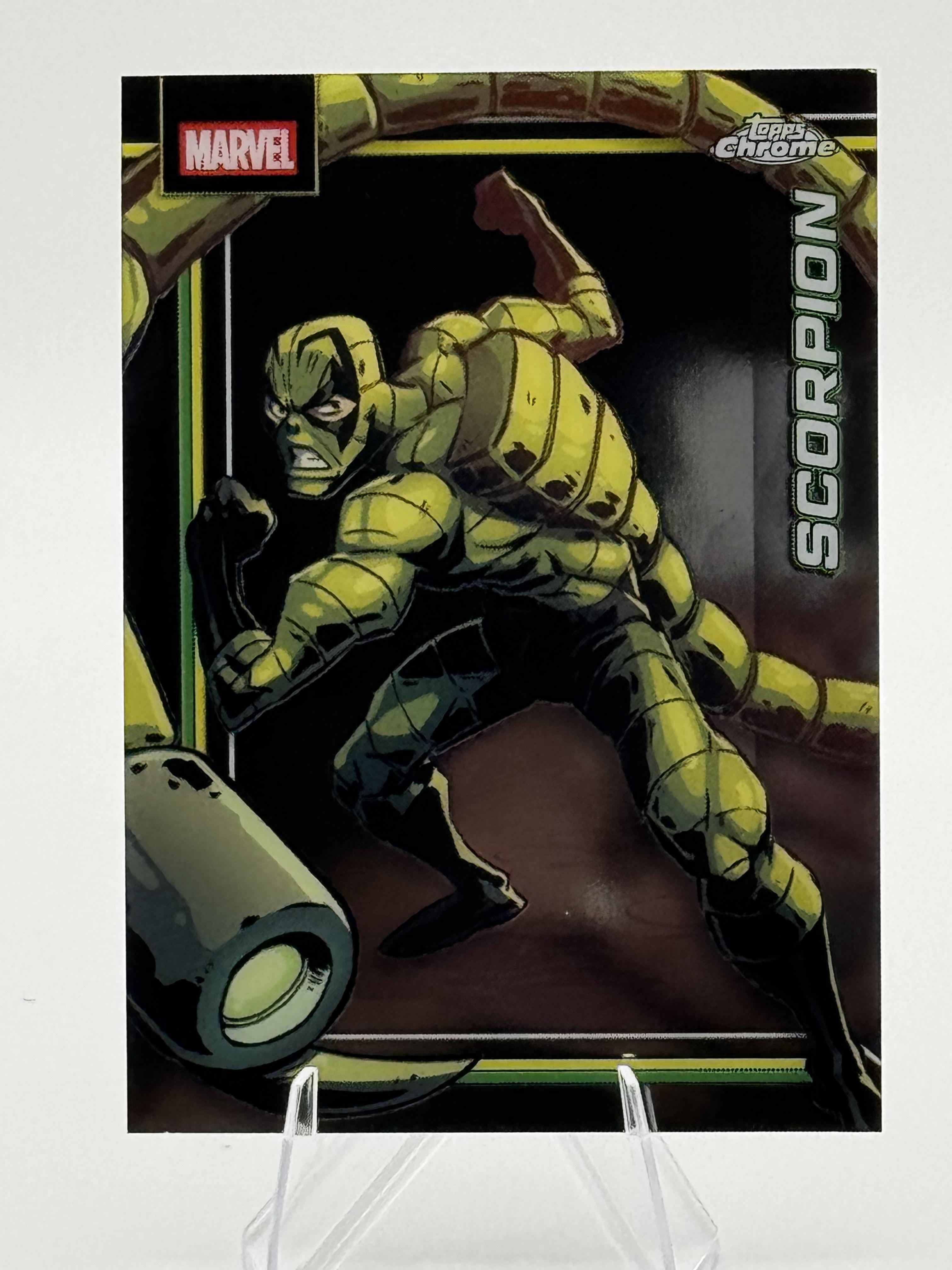 Topps Chrome Marvel Scorpion #147 Near Mint or Better