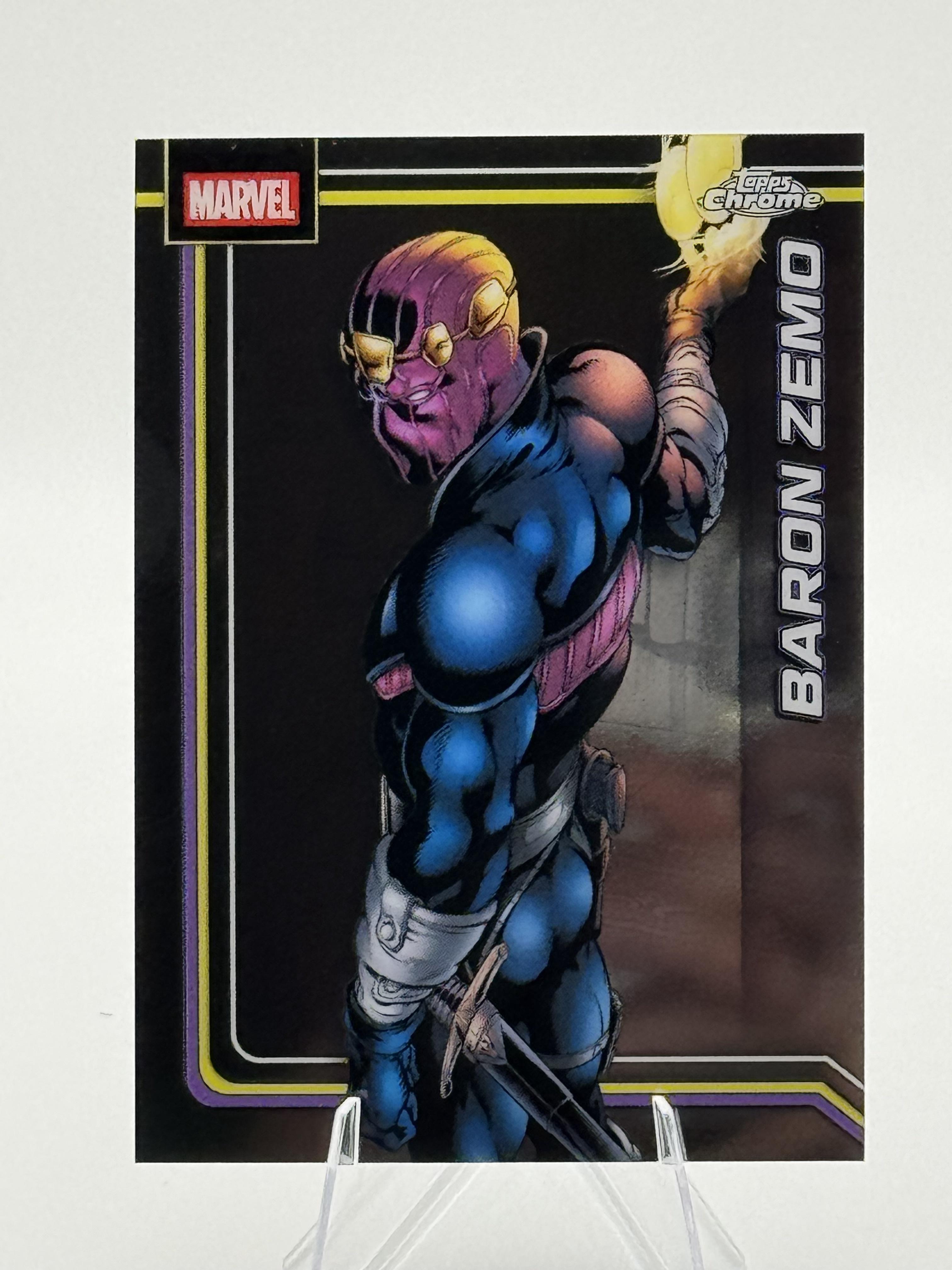 Topps Chrome Marvel Baron Zemo #009 Chrome Near Mint or Better