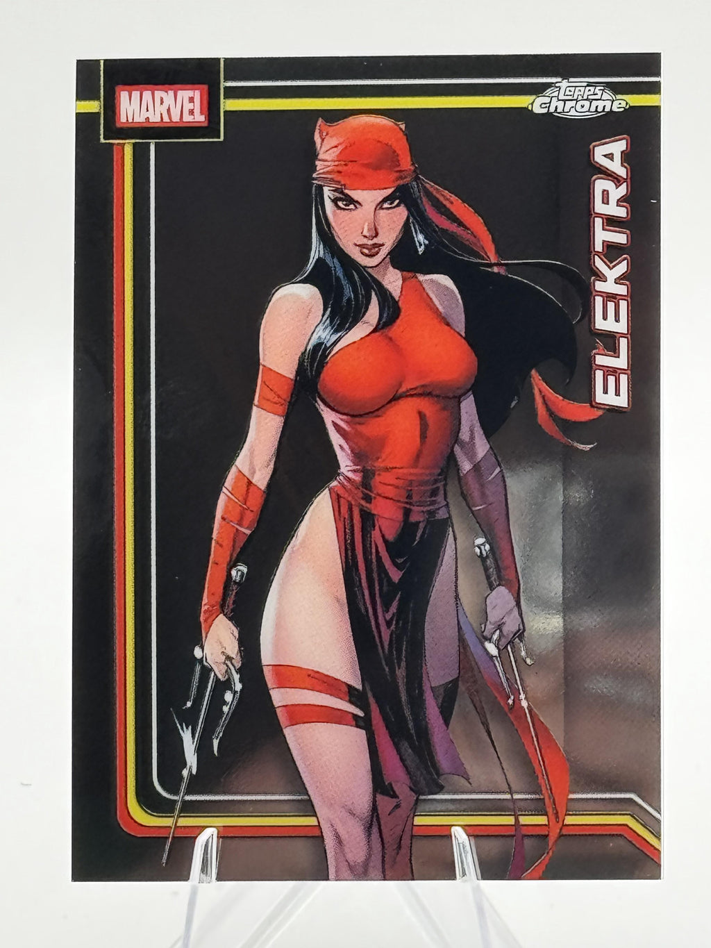 Topps Chrome Marvel Elektra #116 Chrome Near Mint or Better