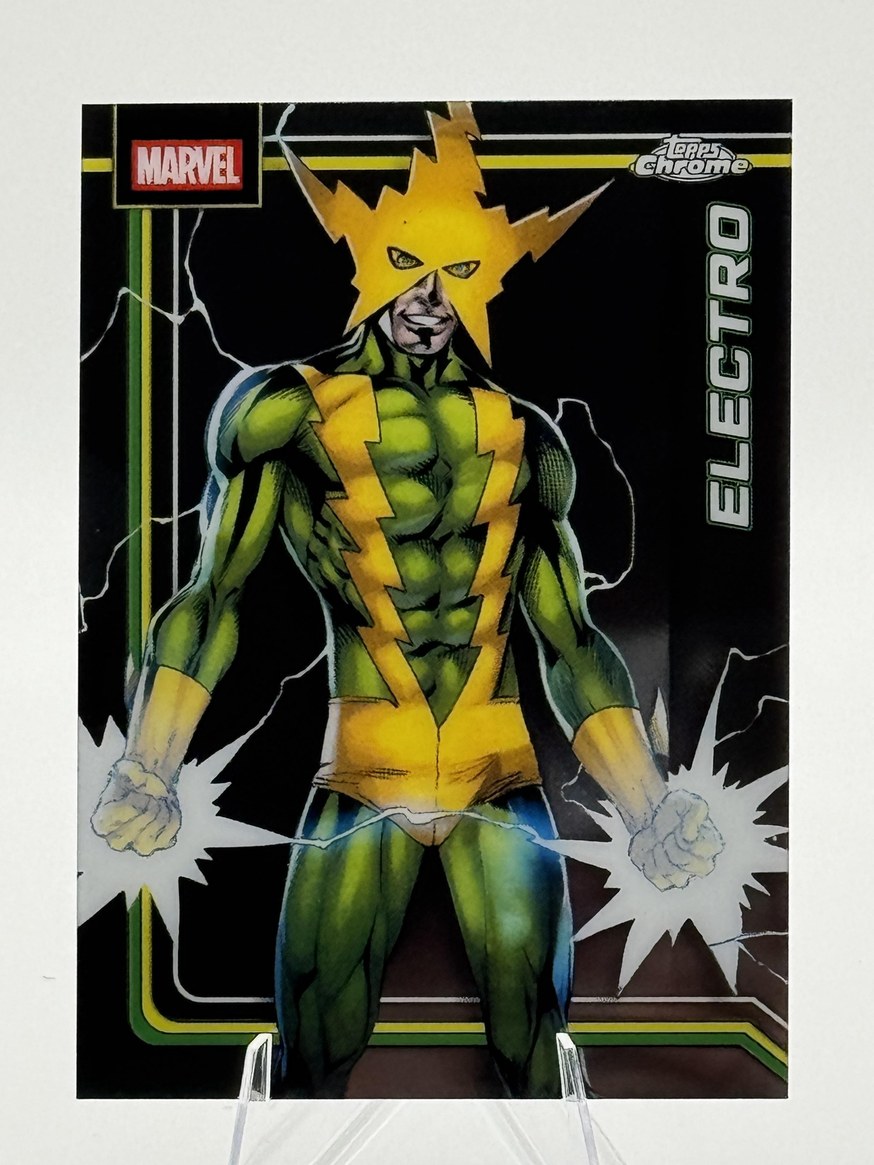 Topps Chrome Marvel Electro #115 Chrome Near Mint or Better