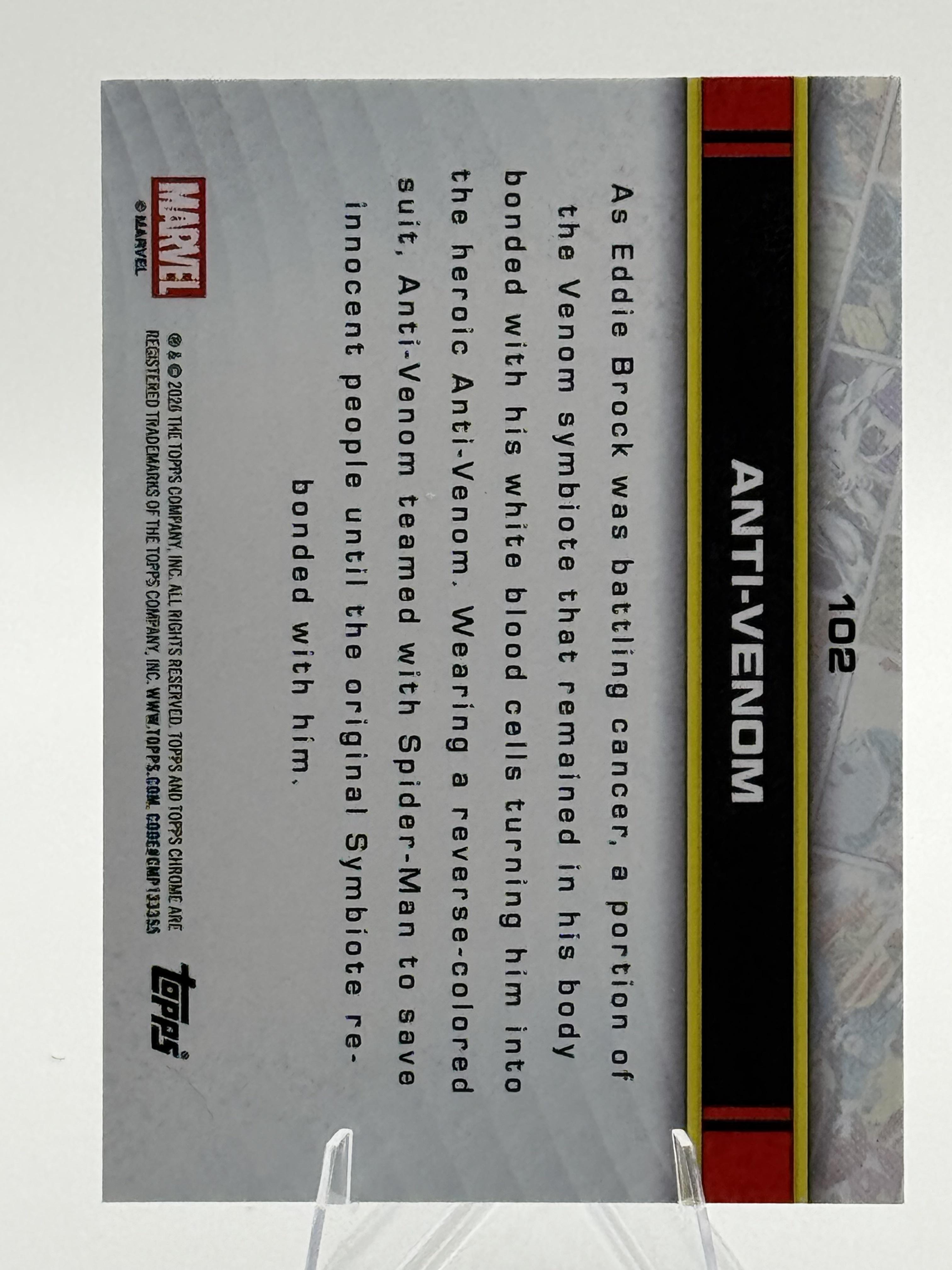 Topps Chrome Marvel Anti-Venom #102 Near Mint or Better
