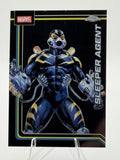 Topps Chrome Marvel Sleeper Agent #100 Chrome Near Mint or Better