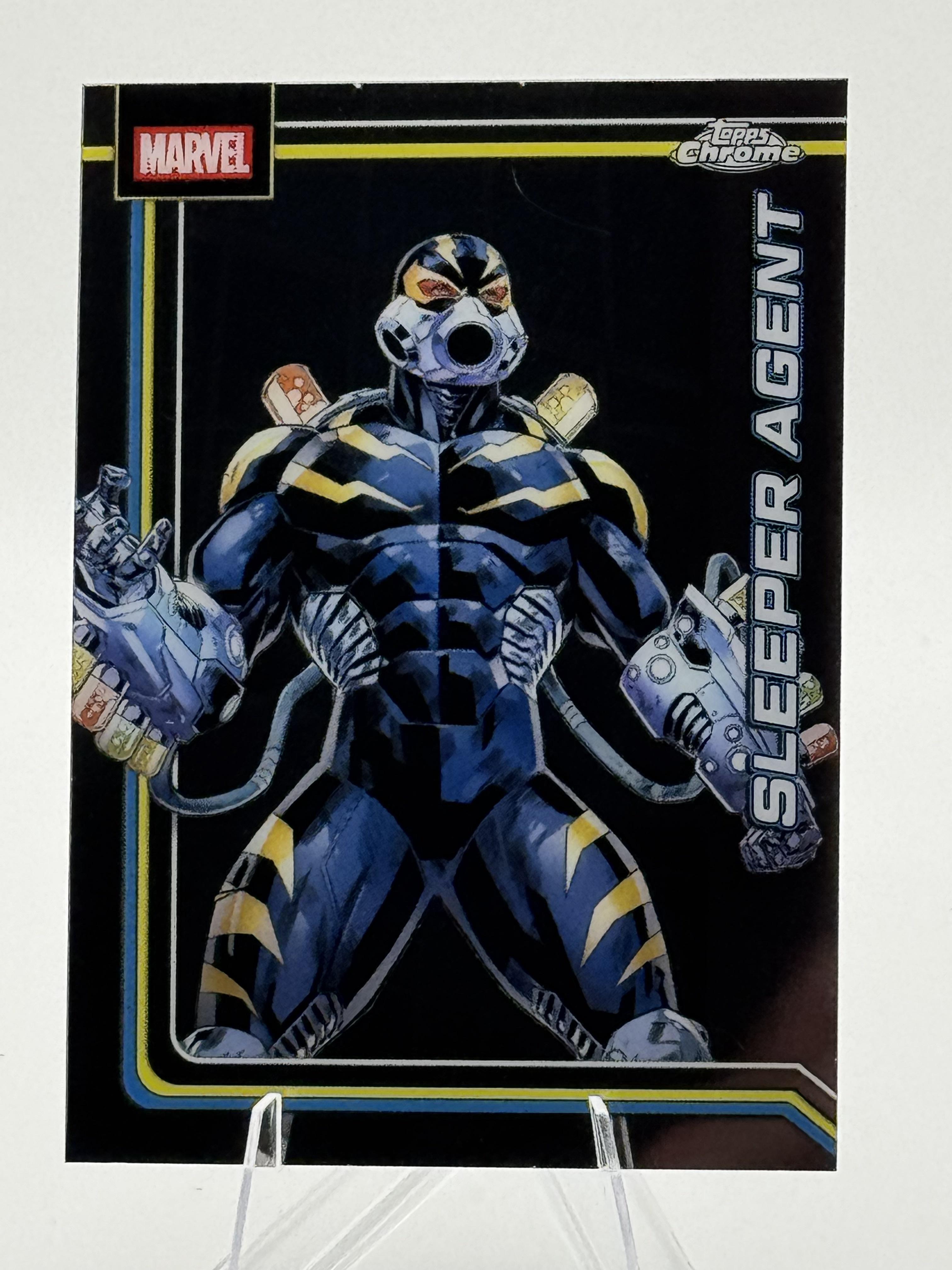 Topps Chrome Marvel Sleeper Agent #100 Chrome Near Mint or Better