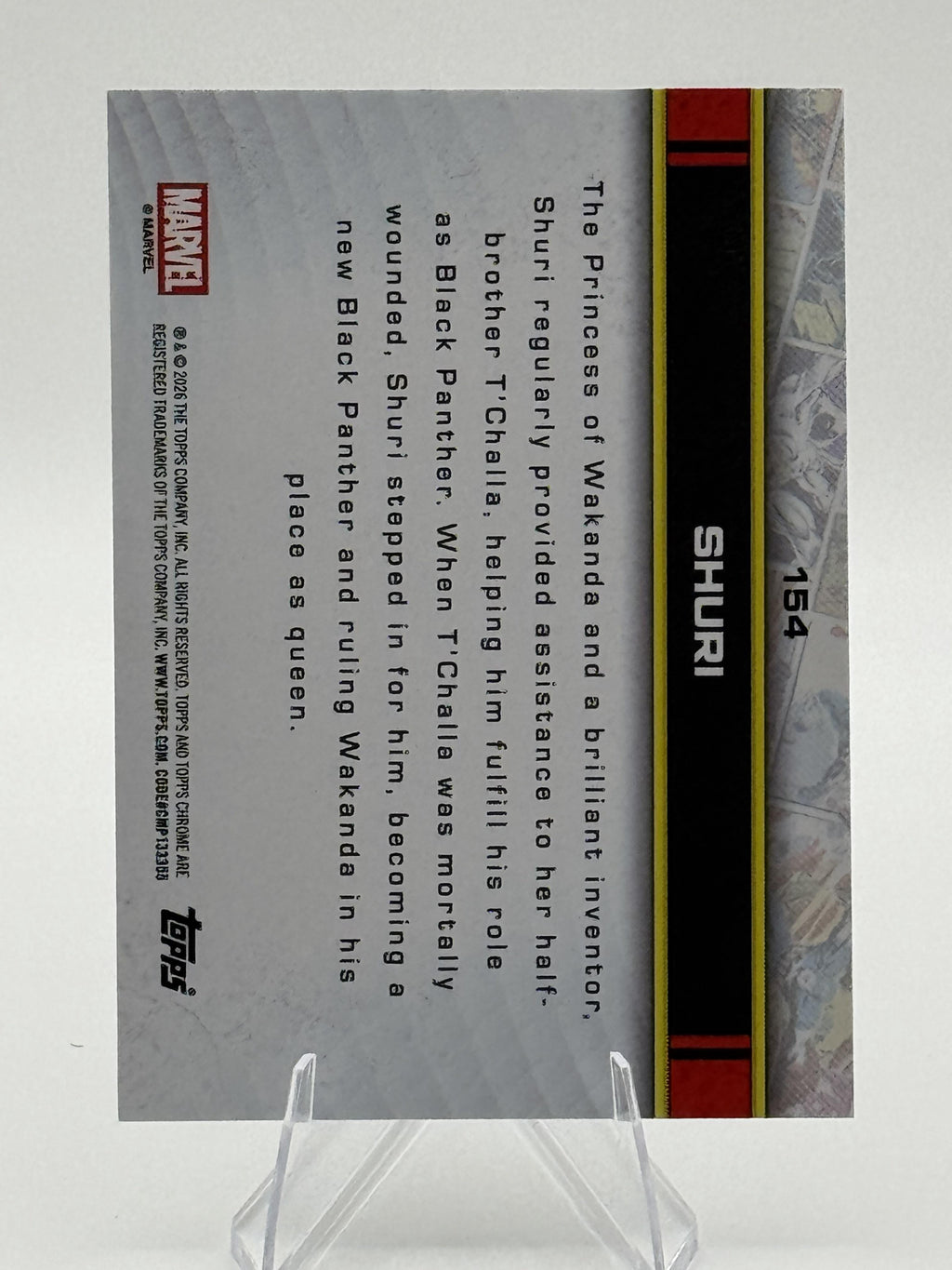 Topps Chrome Marvel Shuri #154 Near Mint or Better