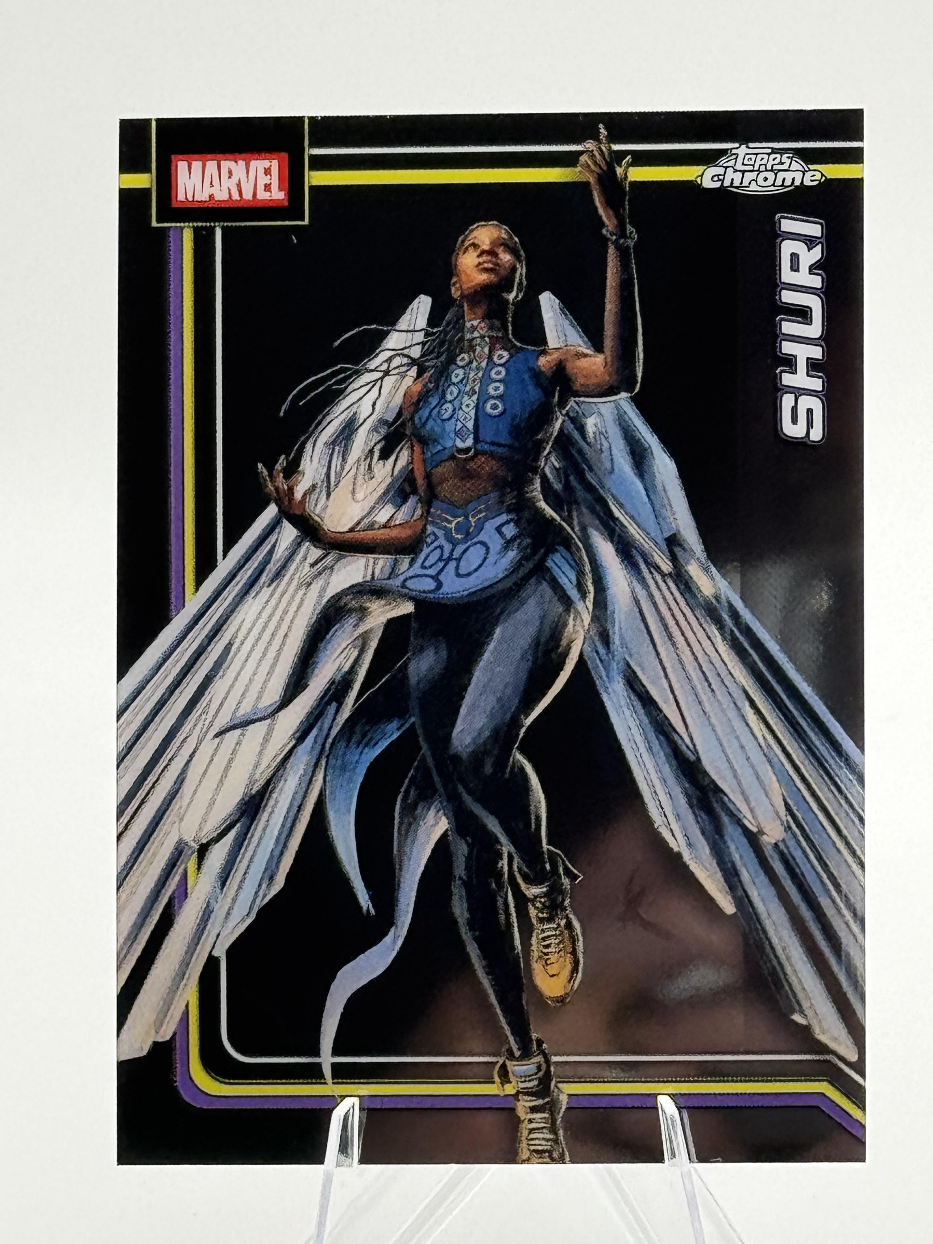 Topps Chrome Marvel Shuri #154 Near Mint or Better