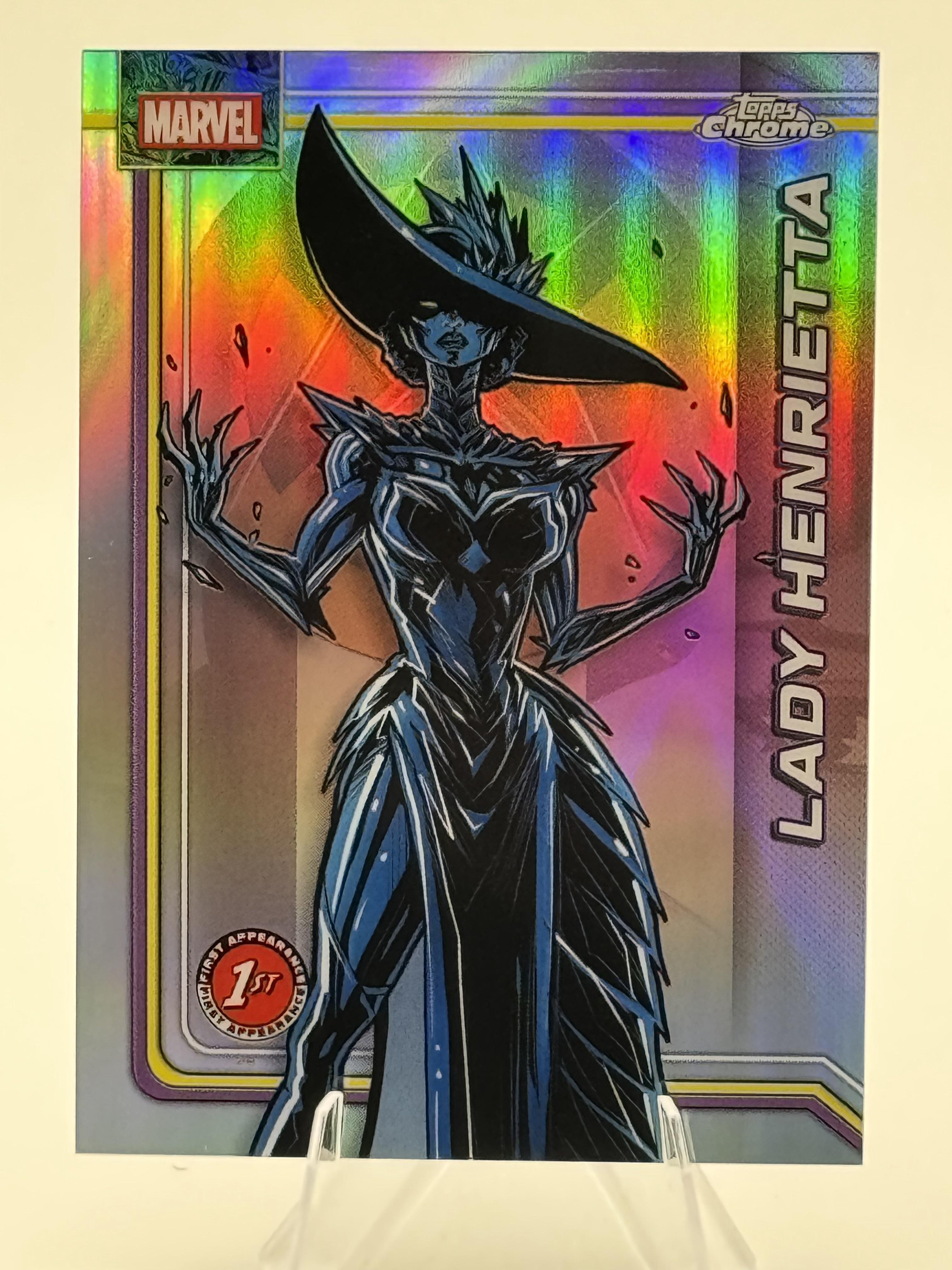 Topps Chrome Marvel Lady Henrietta #130 Refractor Near Mint or Better