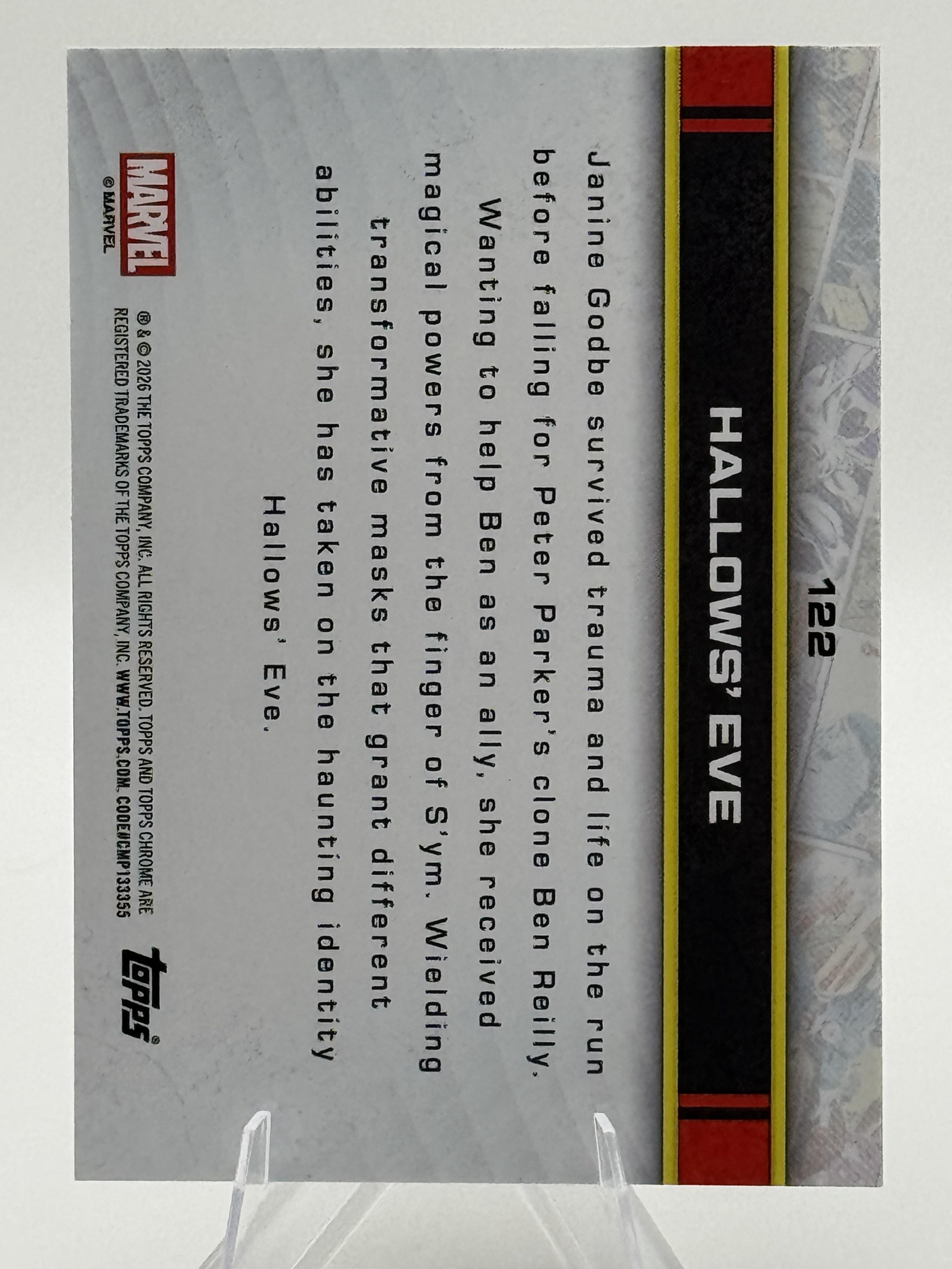 Topps Chrome Marvel Hallows' Eve #122 Chrome Near Mint or Better