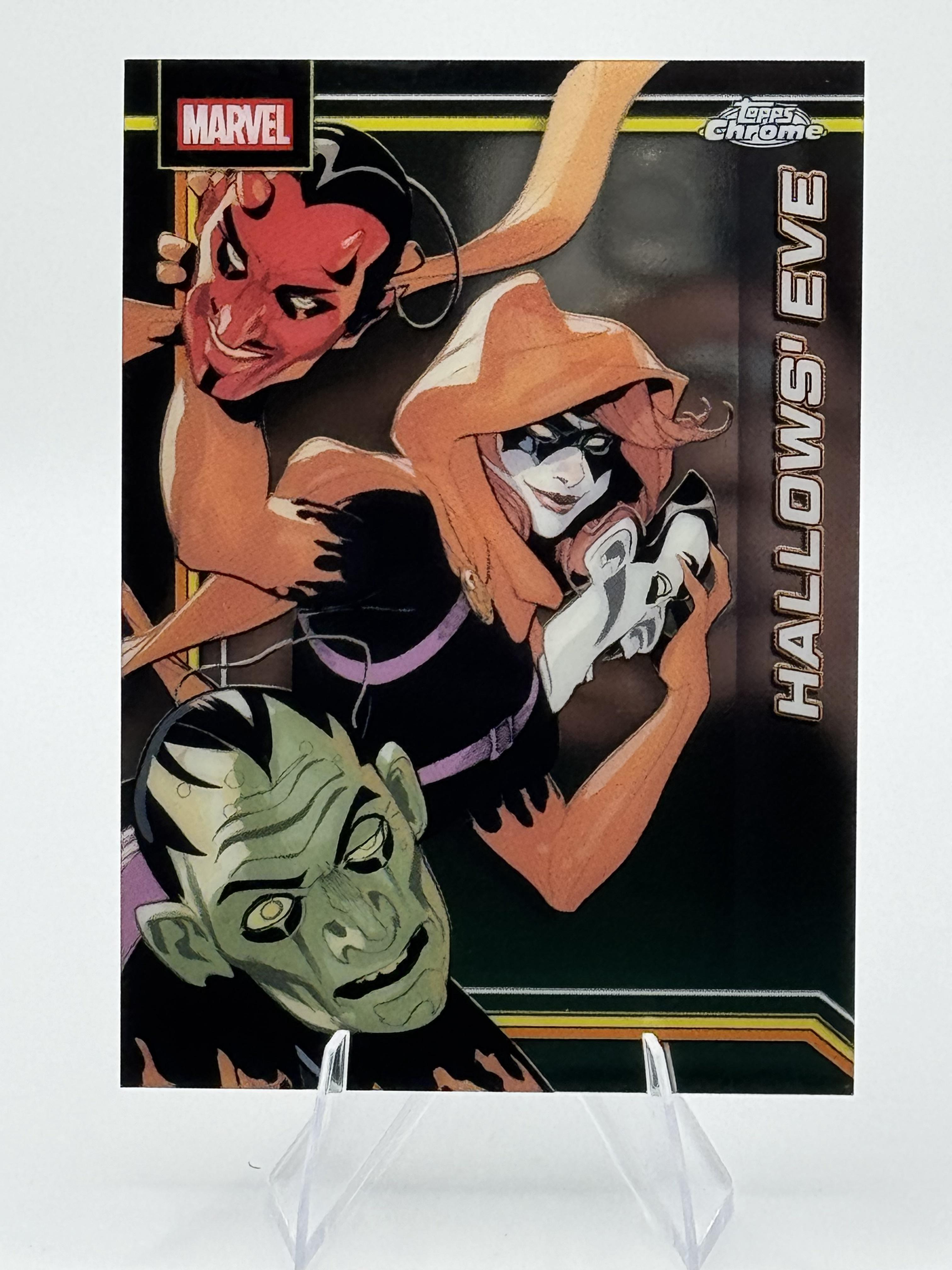 Topps Chrome Marvel Hallows' Eve #122 Chrome Near Mint or Better