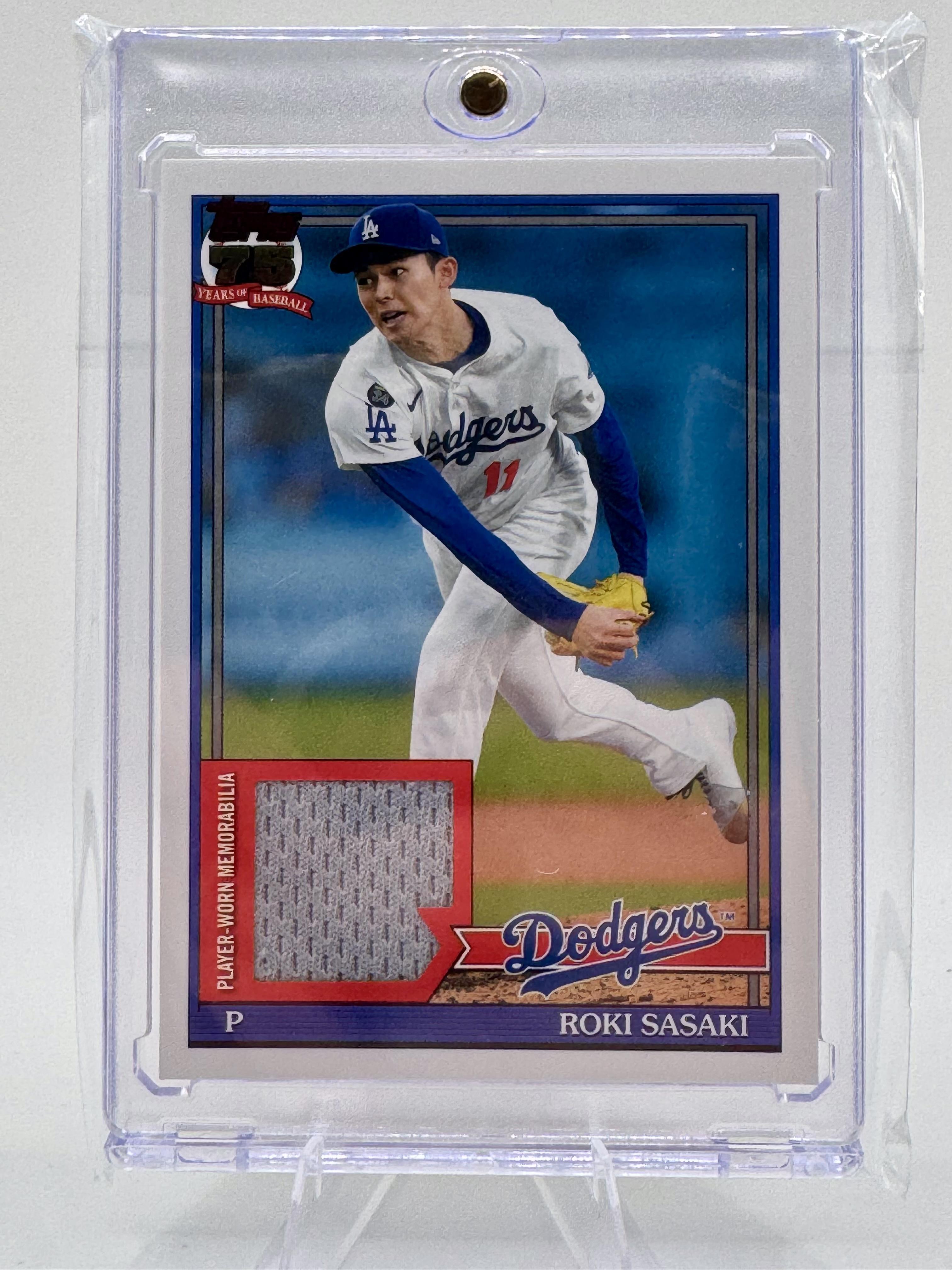 2026 Topps Roki Sasaki #91R2-RS Memorabilia Near Mint or Better