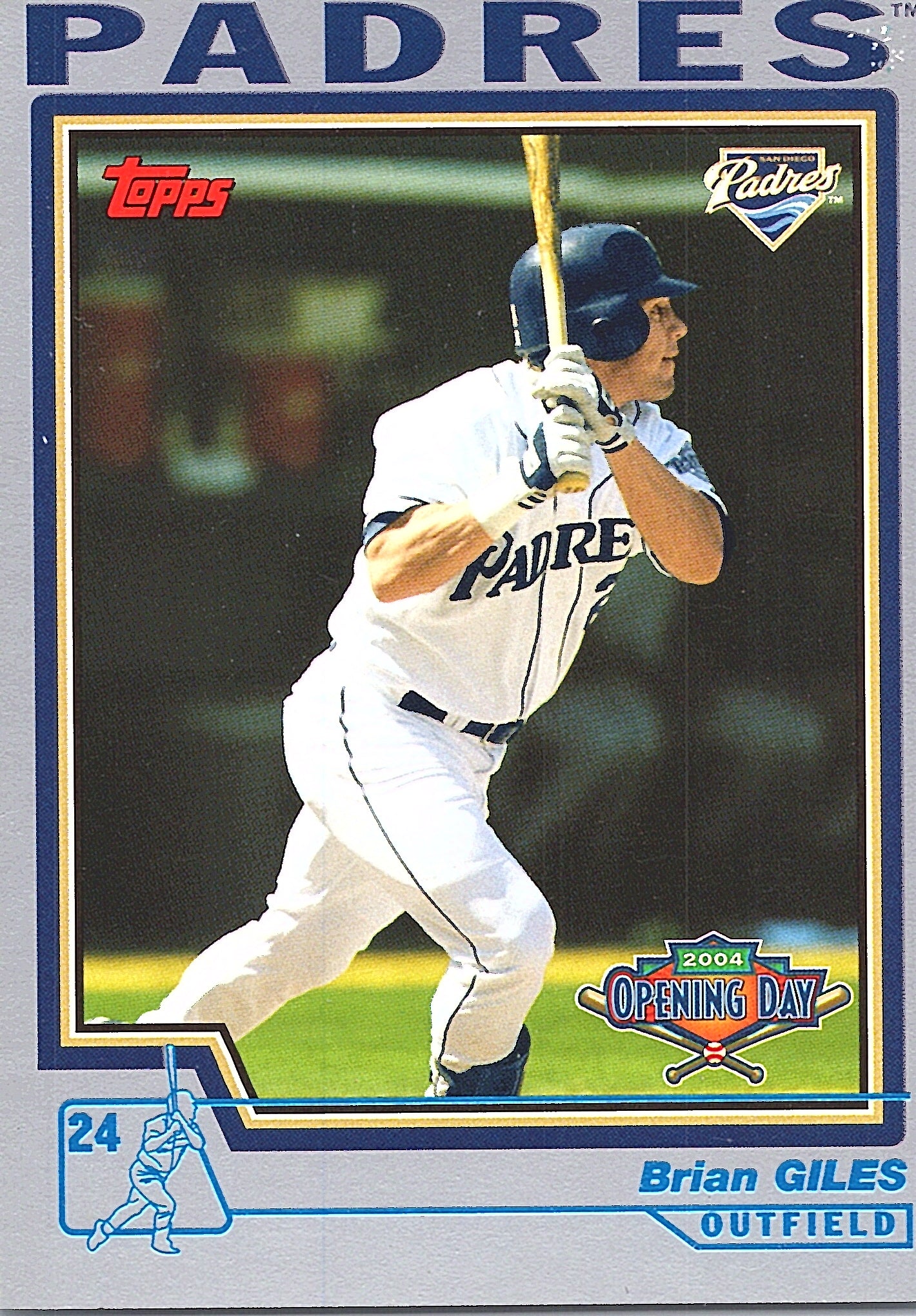 2004 Topps Opening Day Brian Giles #160 San Diego Padres Excellent