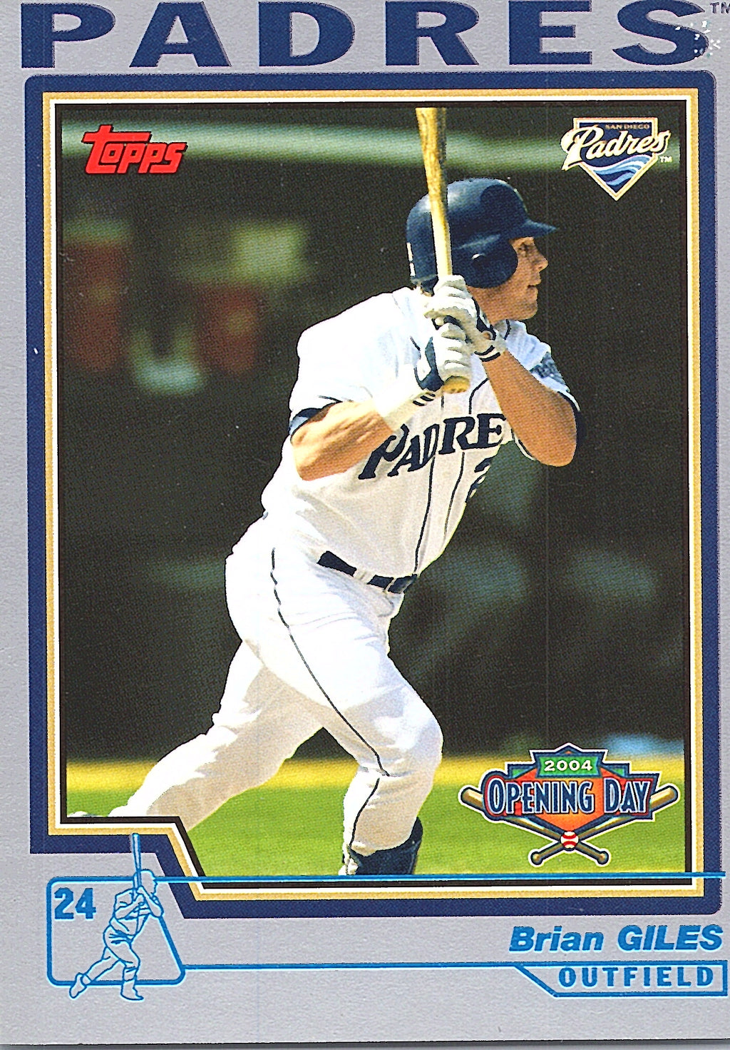 2004 Topps Opening Day Brian Giles #160 San Diego Padres Excellent