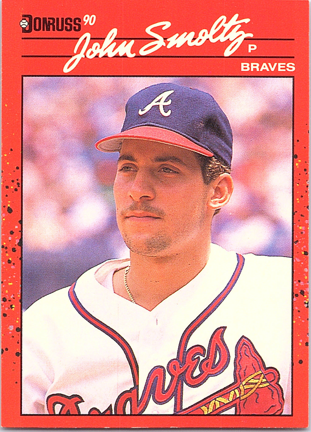 1990 Donruss John Smoltz #121 Atlanta Braves Excellent