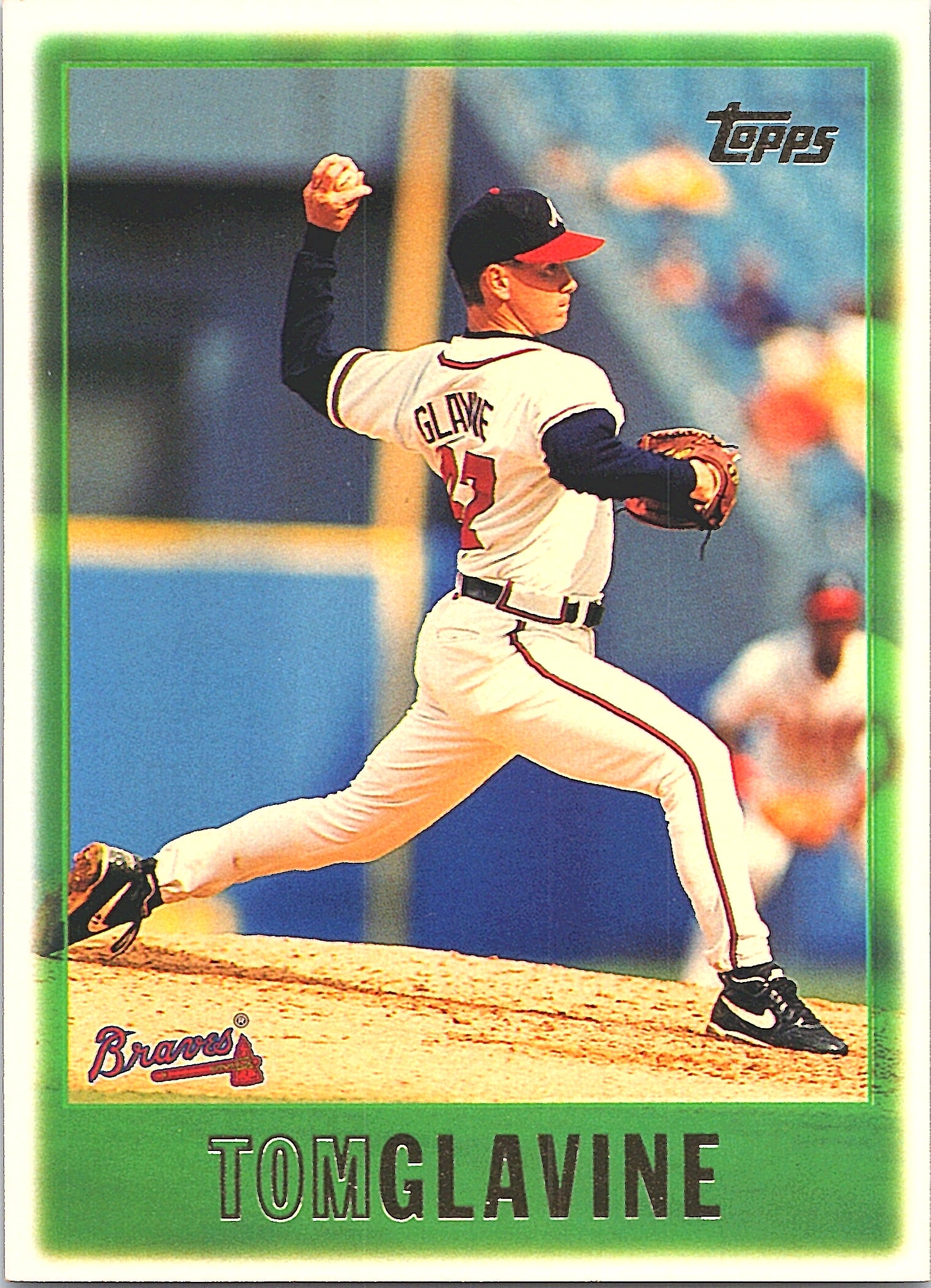 1997 Topps Tom Glavine #50 Atlanta Braves Excellent