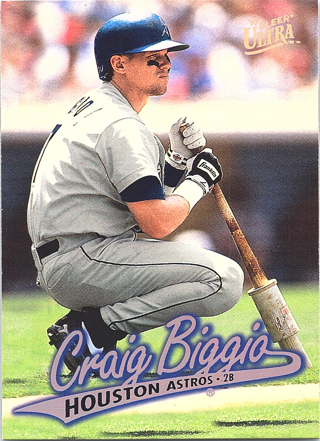 1997 Fleer Ultra Craig Biggio #343 Houston Astros Excellent