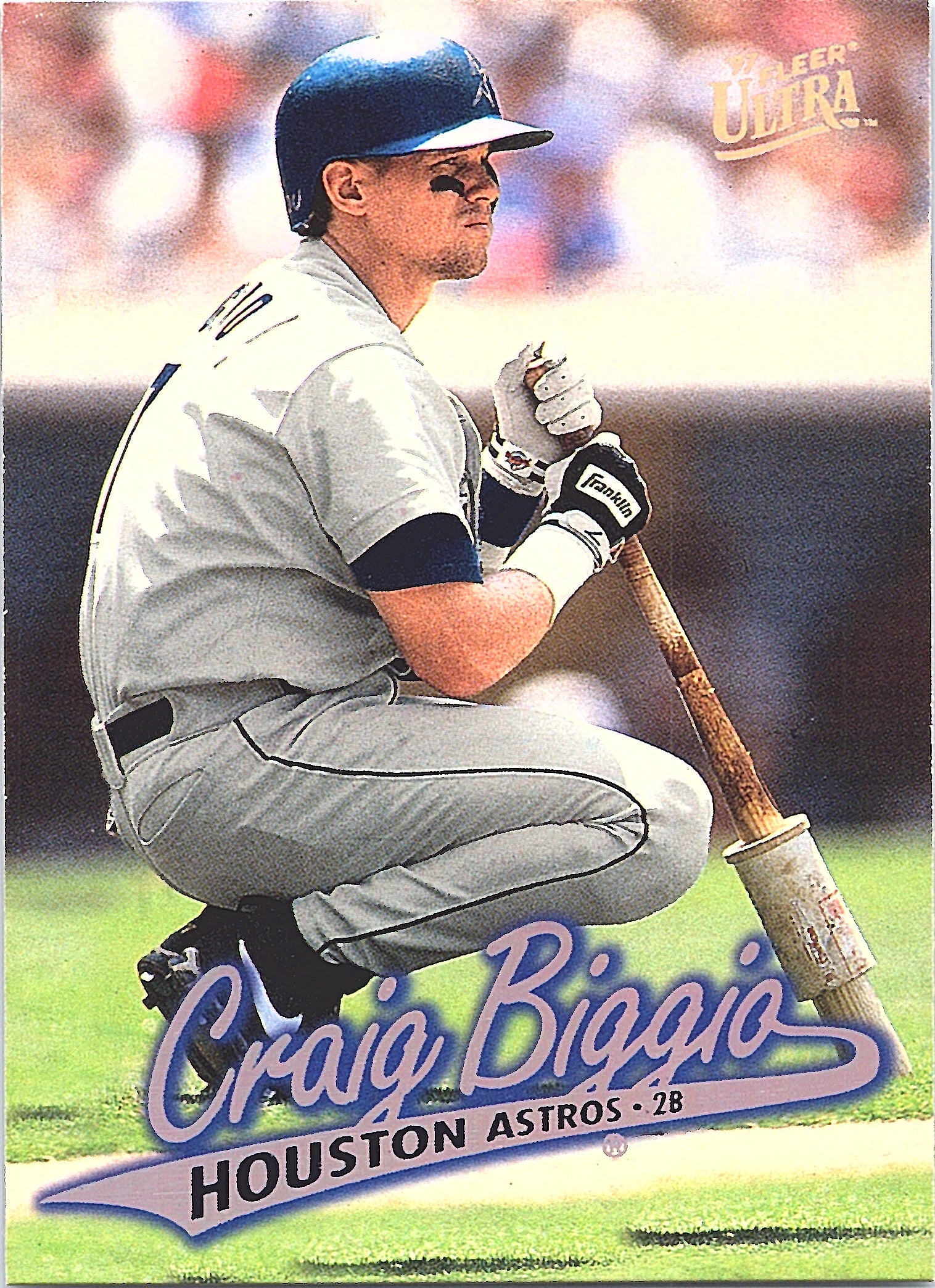 1997 Fleer Ultra Craig Biggio #343 Houston Astros Excellent