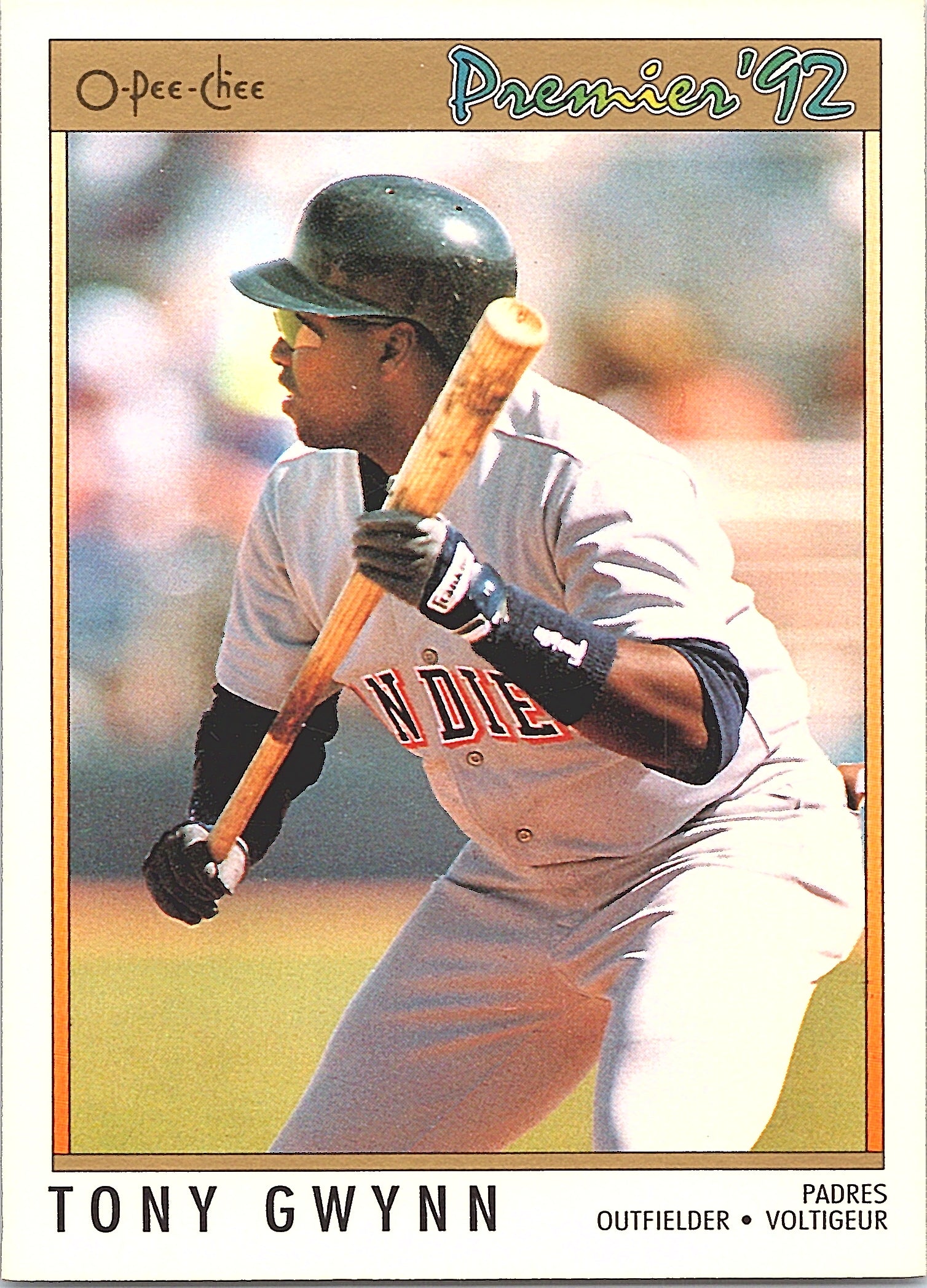 1992 O-Pee-Chee Premier Tony Gwynn #106 San Diego Padres Excellent