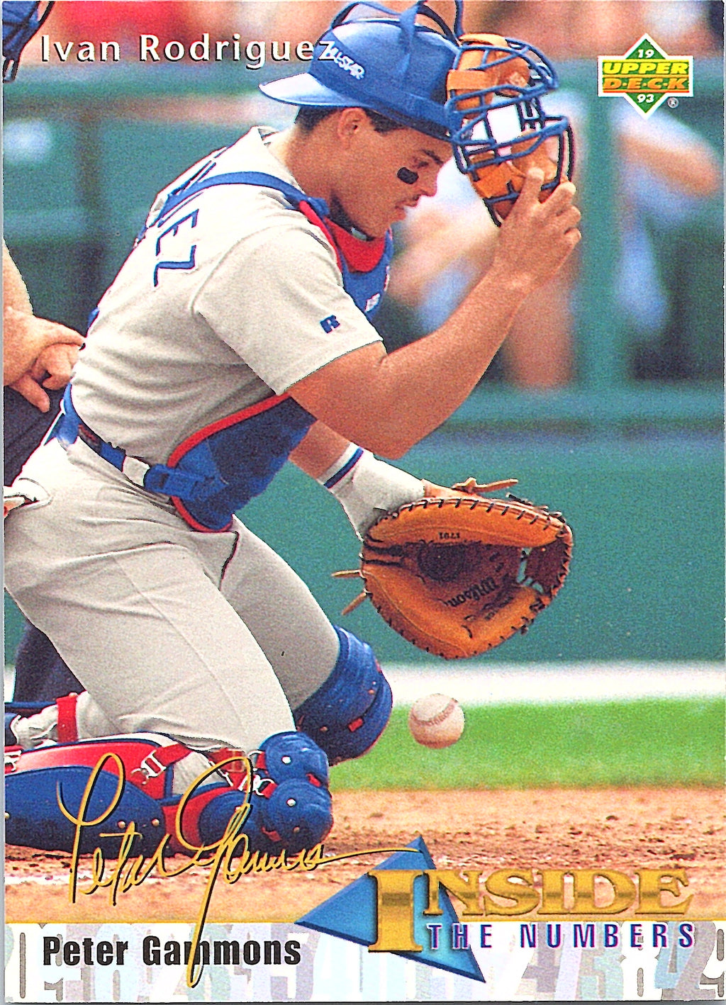 1993 Upper Deck Ivan Rodriguez #468 Texas Rangers Excellent