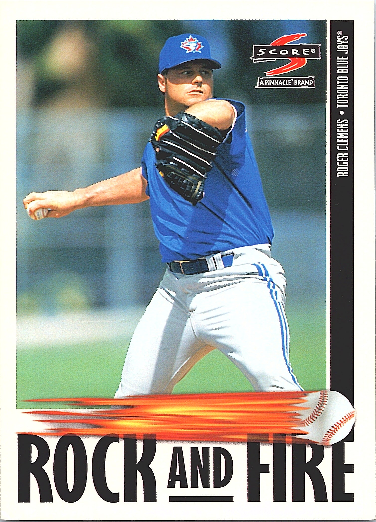 1997 Score Roger Clemens #525 Toronto Blue Jays Excellent