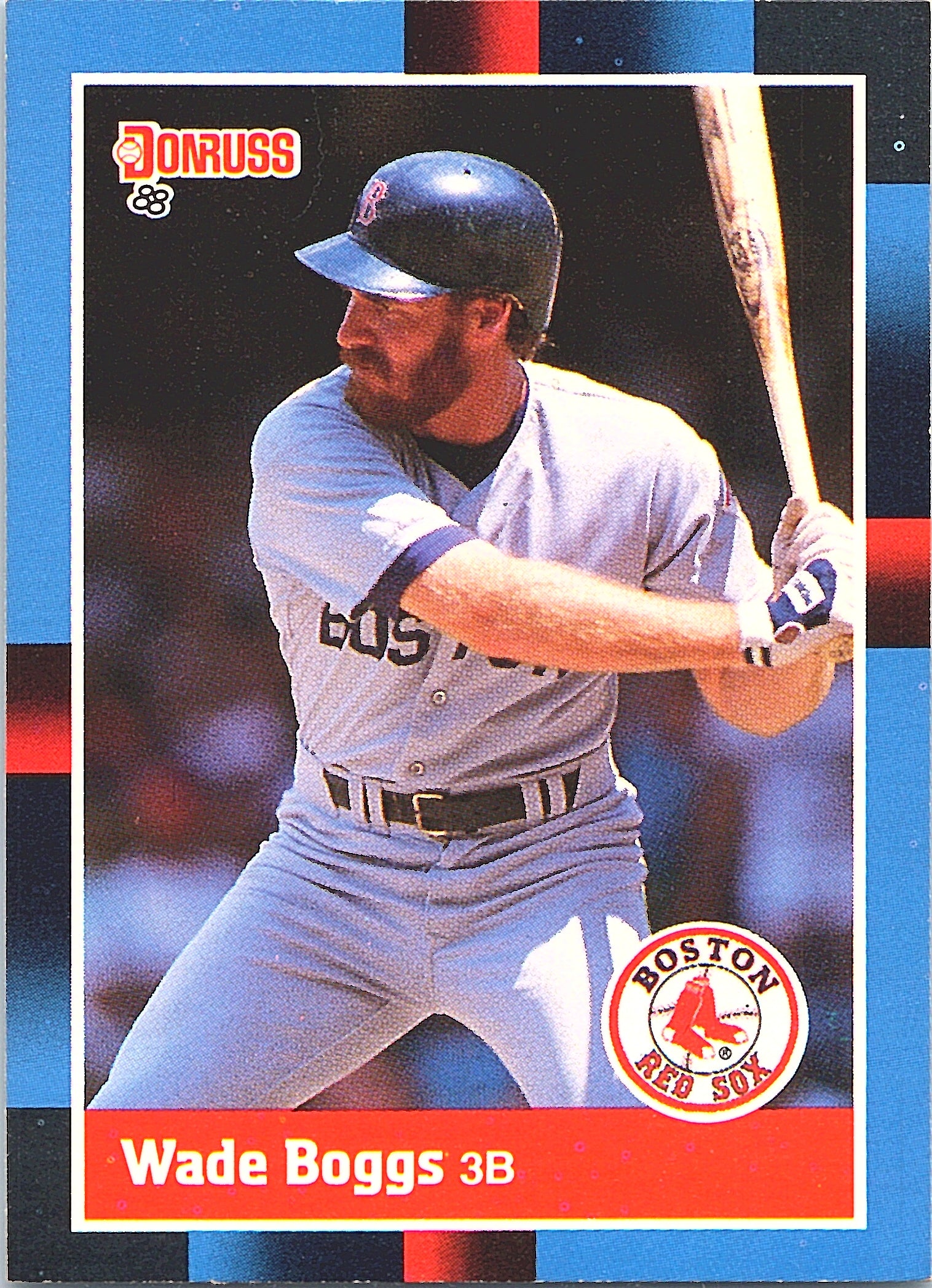 1988 Donruss Wade Boggs #153b Boston Red Sox Excellent