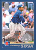 2001 Topps Sammy Sosa #688 For Topps Employees Chicago Cubs Excellent