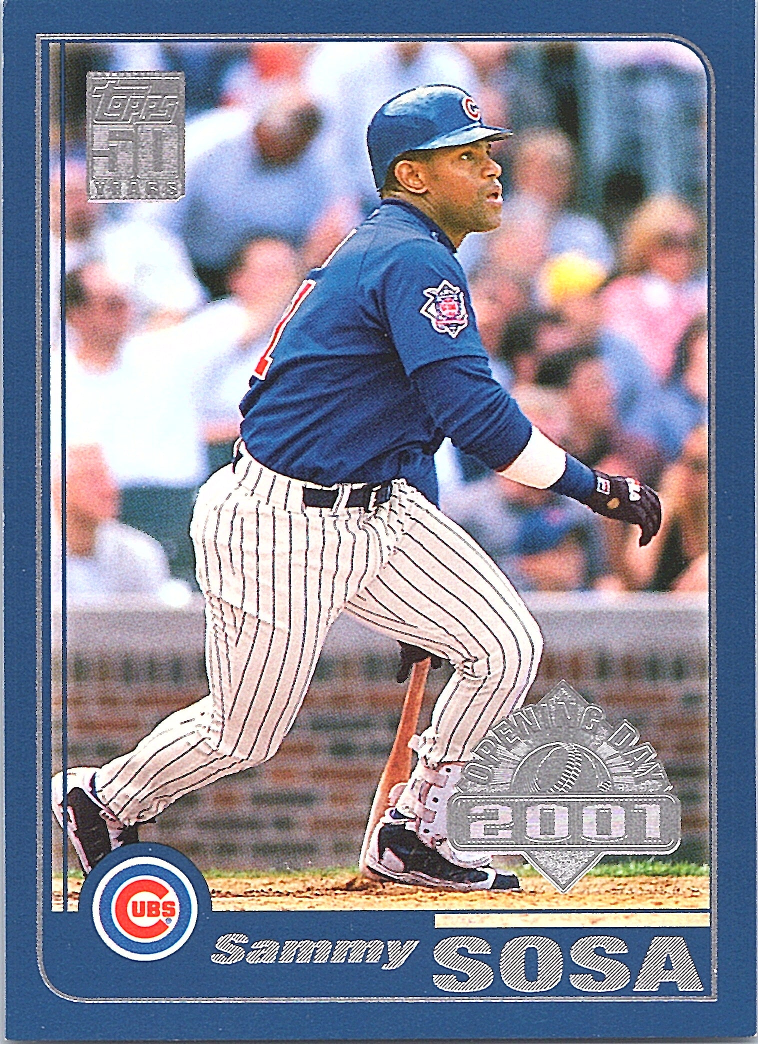 2001 Topps Sammy Sosa #688 For Topps Employees Chicago Cubs Excellent