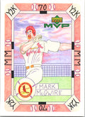 2000 Upper Deck MVP Mark McGwire #DT4 Draw Your Own Card Cardinals Excellent