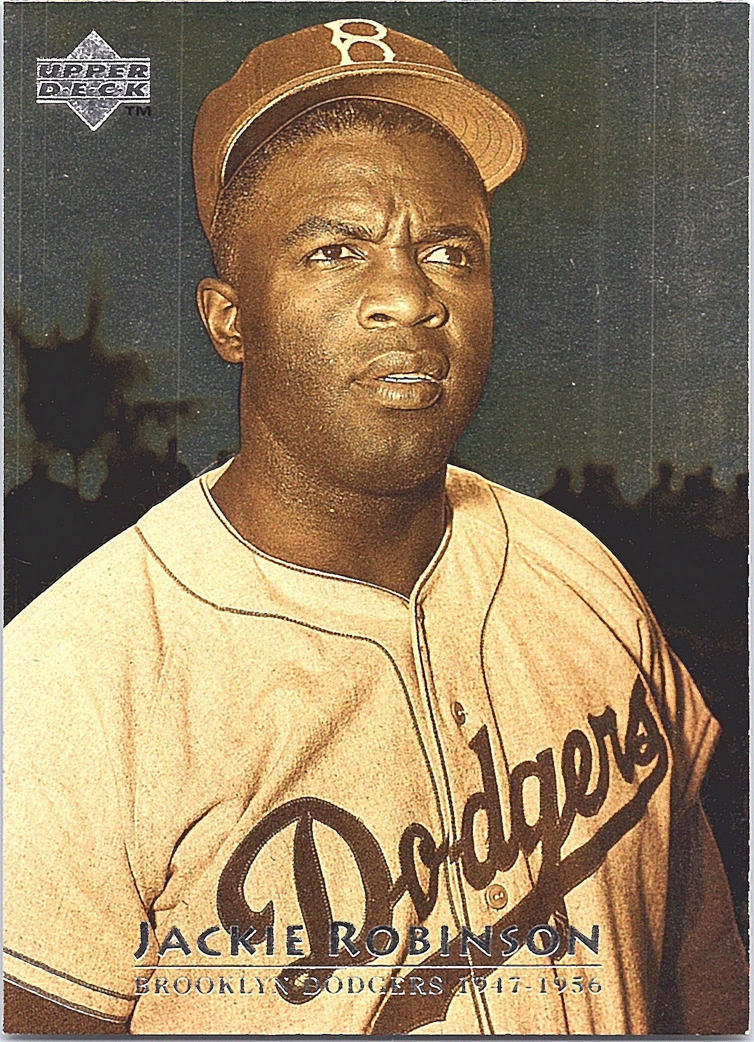 1997 Upper Deck Jackie Robinson #8 Brooklyn Dodgers Excellent