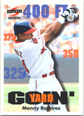 1997 Score Manny Ramirez #496 Cleveland Indians Excellent