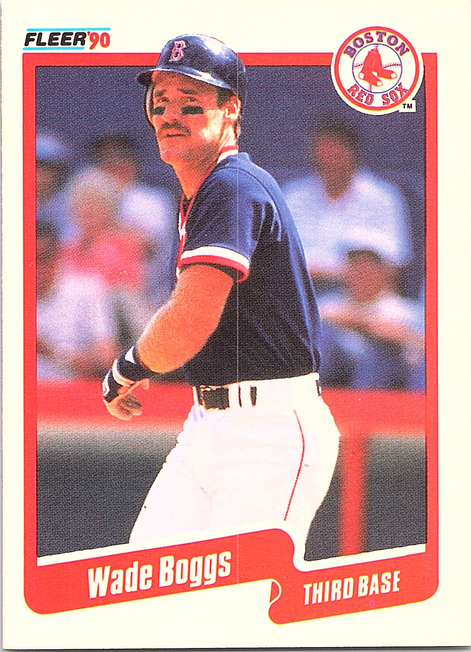 1990 Fleer Wade Boggs #268 Boston Red Sox Excellent