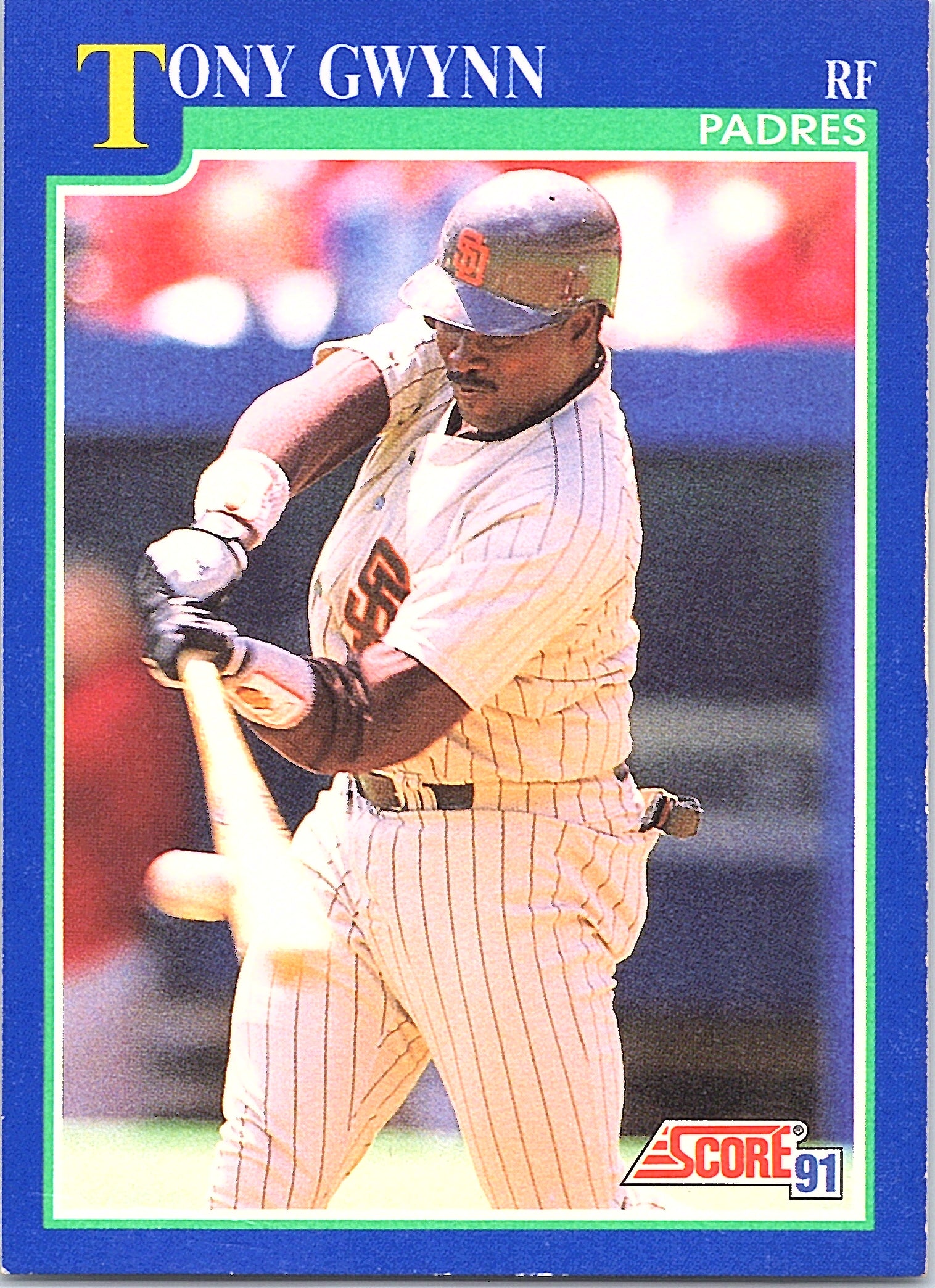 1991 Score Tony Gwynn #500 San Diego Padres Excellent