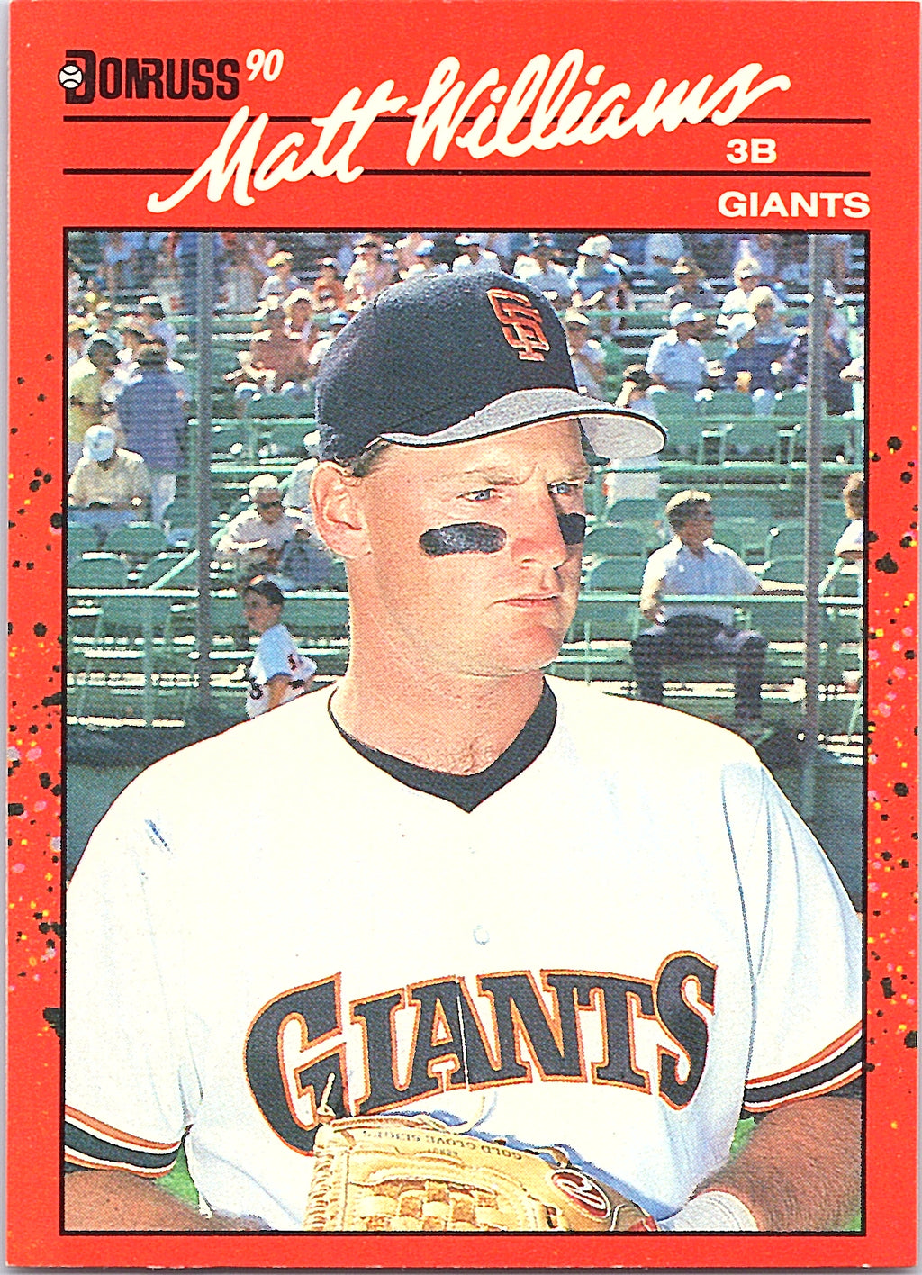 1990 Donruss Matt Williams #348 San Francisco Giants Excellent