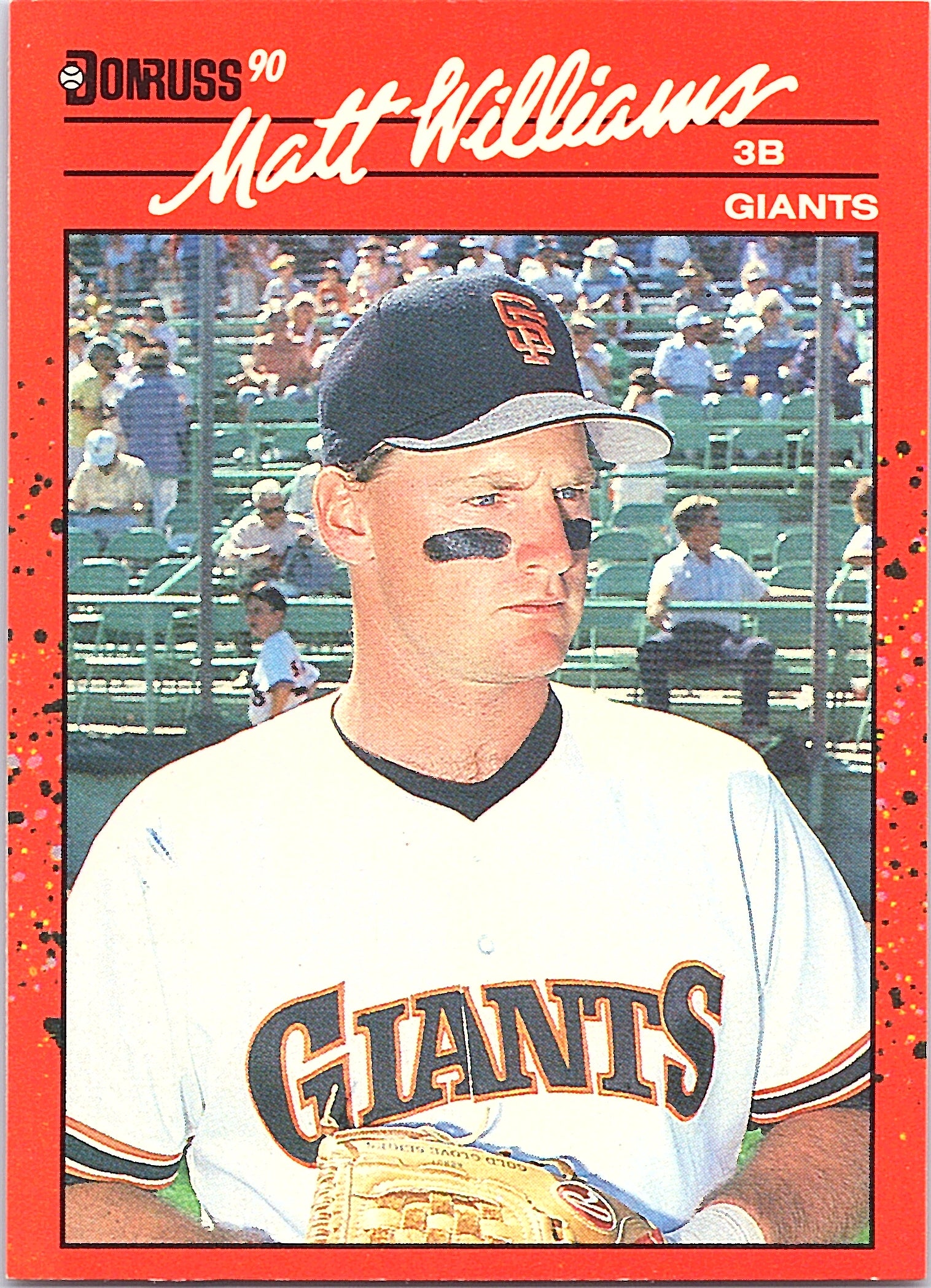 1990 Donruss Matt Williams #348 San Francisco Giants Excellent