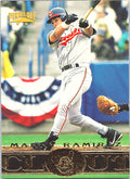 1997 Pinnacle Manny Ramirez #196 Cleveland Indians Excellent