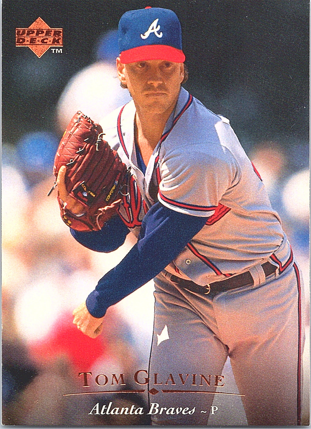 1995 Upper Deck Tom Glavine #46 Atlanta Braves Excellent