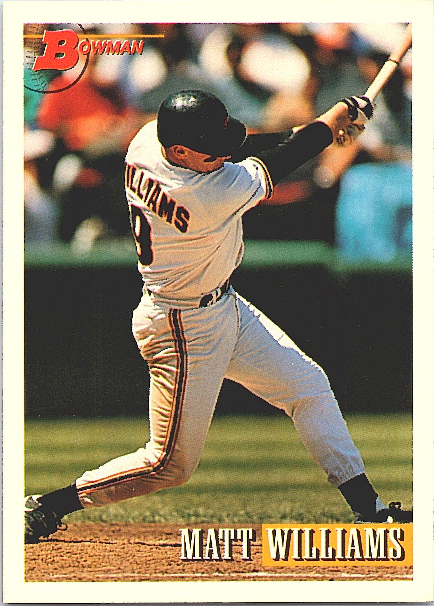 1993 Bowman Matt Williams #56 San Francisco Giants Excellent