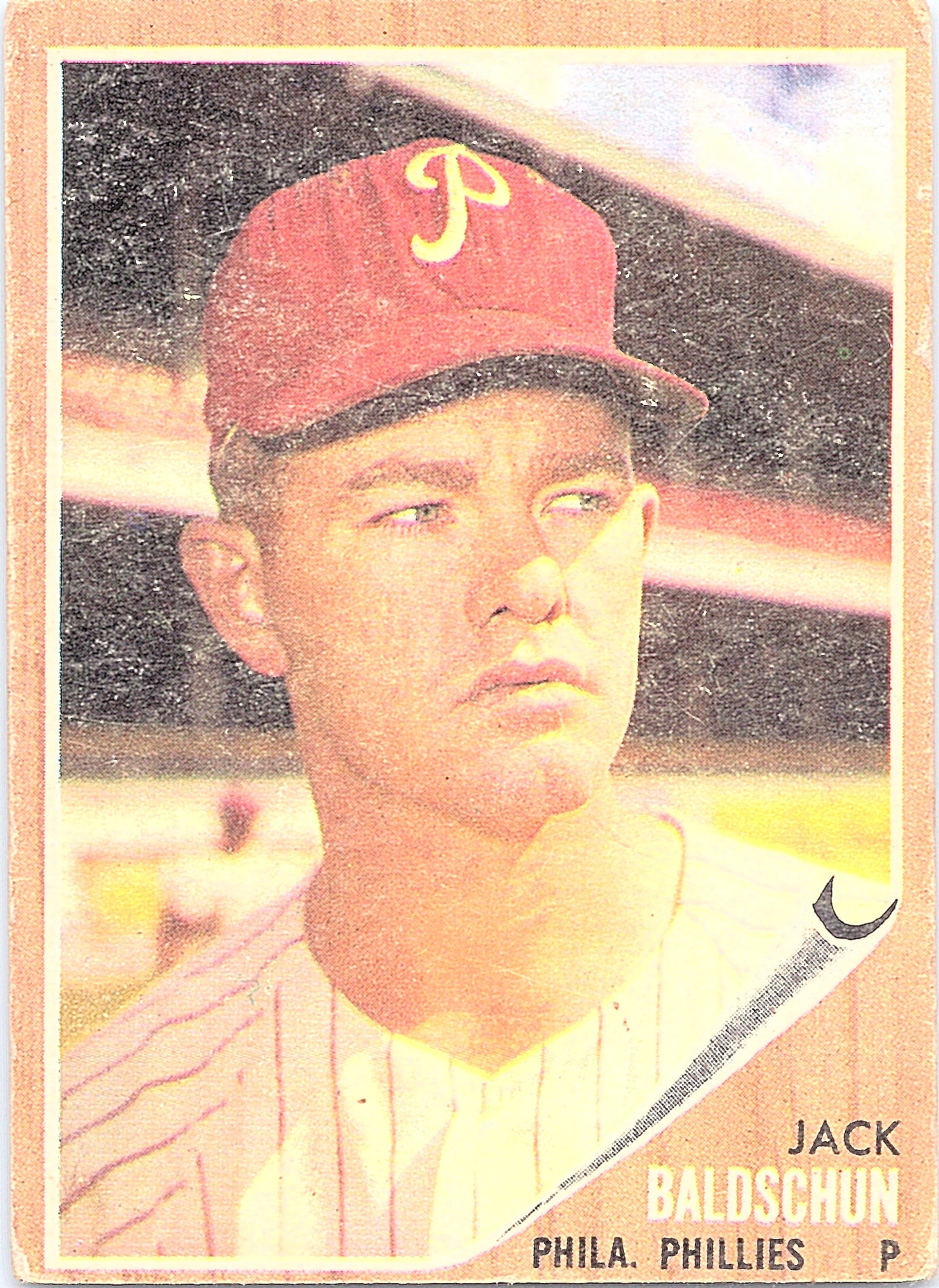 1962 Topps Jack Baldschun #46 Philadelphia Phillies Excellent