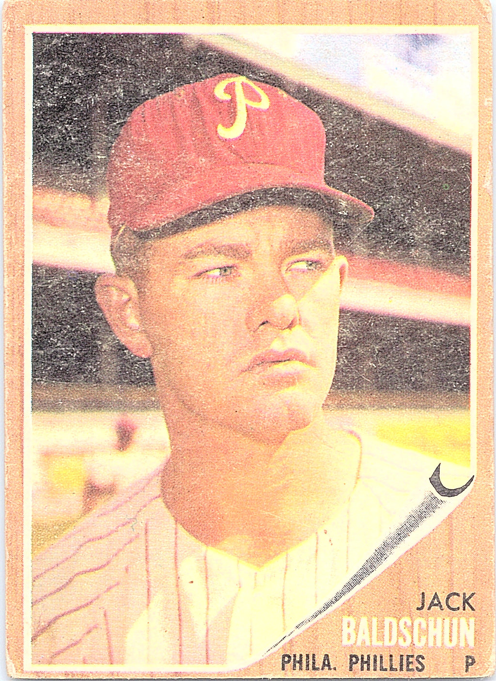 1962 Topps Jack Baldschun #46 Philadelphia Phillies Excellent