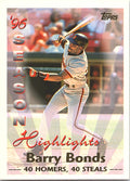 1997 Topps Barry Bonds #465 San Francisco Giants Excellent