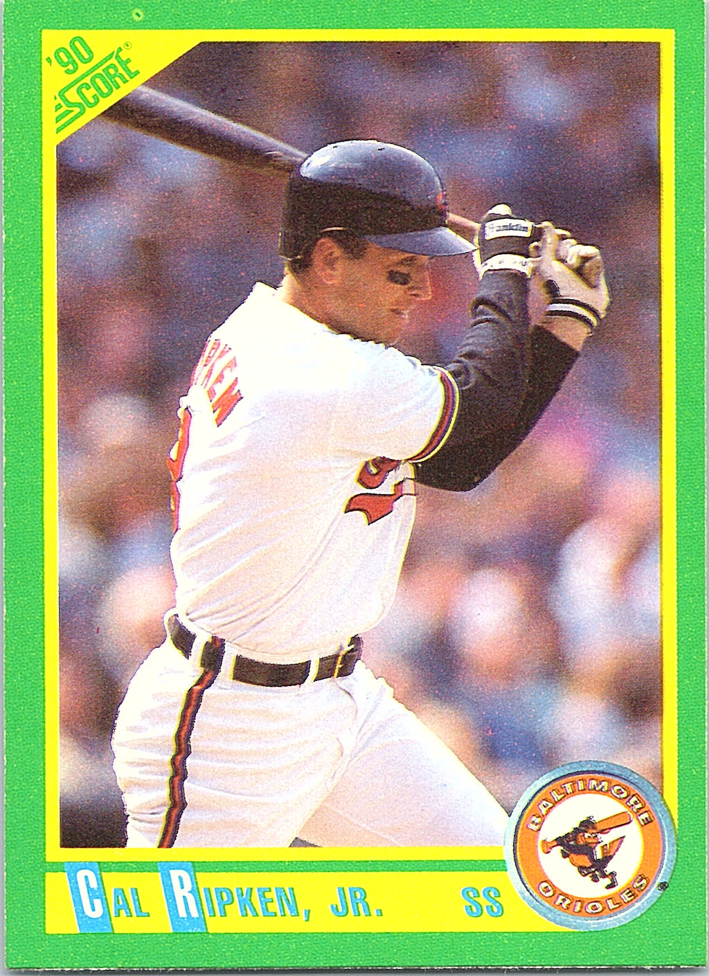 1990 Score Cal Ripken, Jr. #2 Baltimore Orioles Excellent