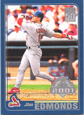 2001 Topps Opening Day Jim Edmonds #101 St. Louis Cardinals Excellent