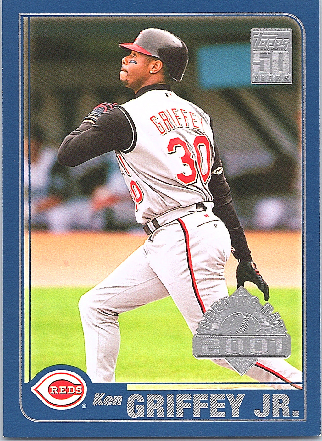 2001 Topps Opening Day Ken Griffey Jr. #124 Cincinnati Reds Excellent