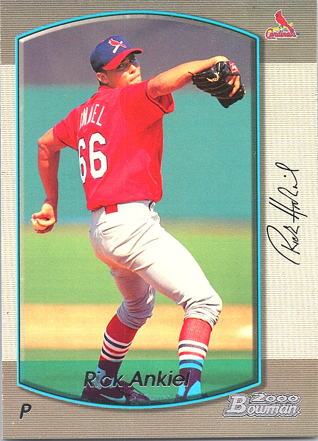 2000 Bowman Rick Ankiel #220 St. Louis Cardinals Excellent