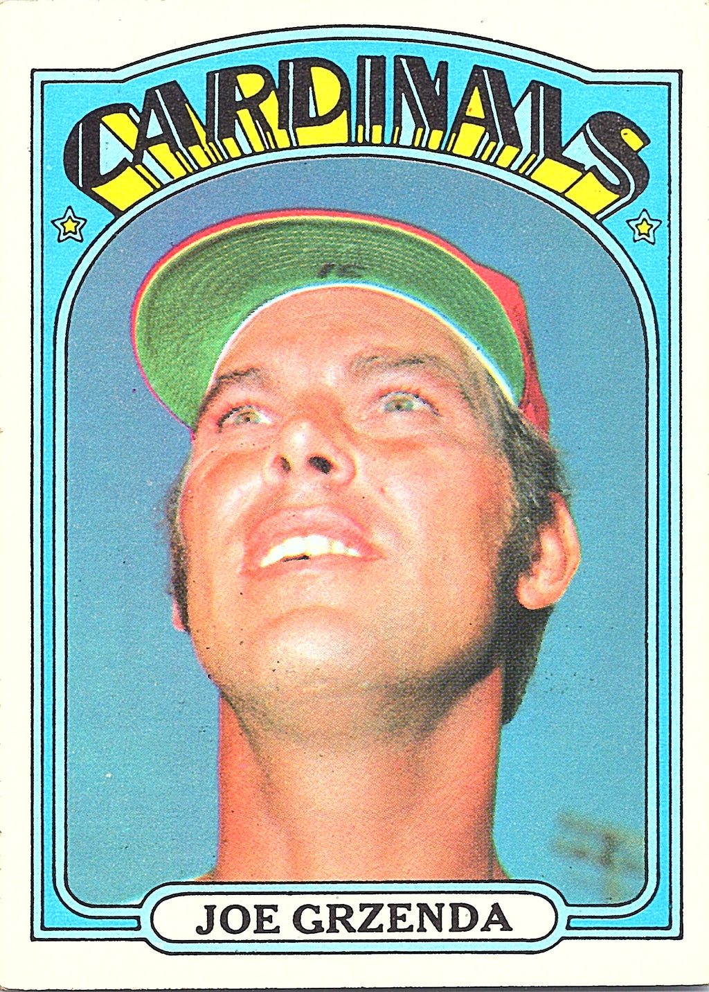 1972 Topps Joe Grzenda #13 St. Louis Cardinals Excellent