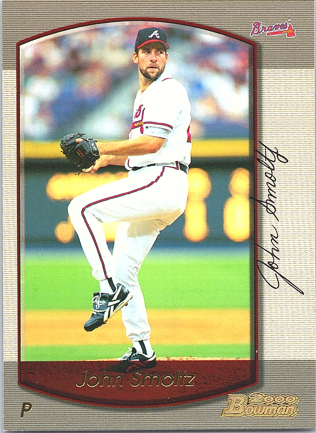 2000 Bowman John Smoltz #31 Atlanta Braves Excellent