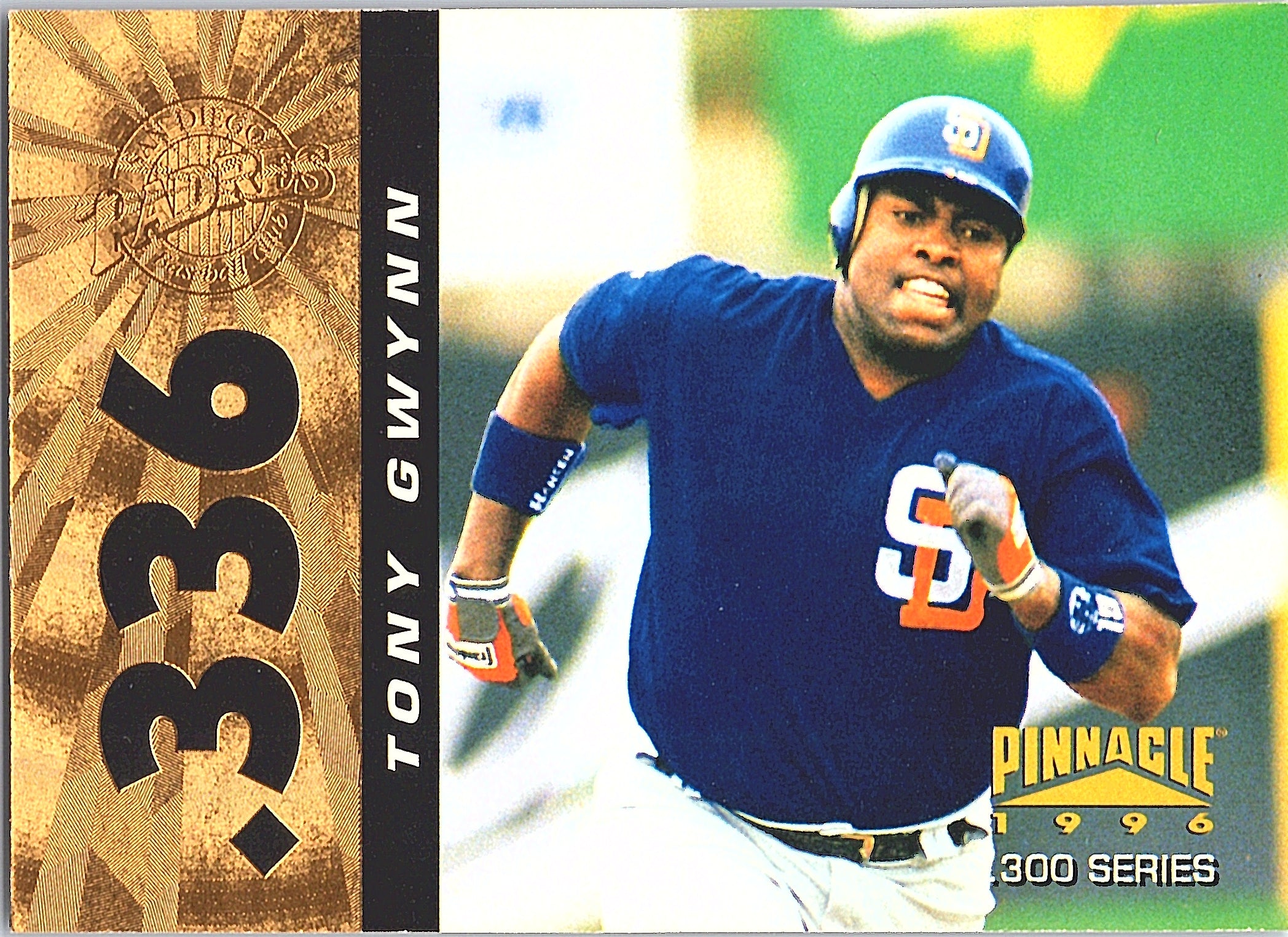 1996 Pinnacle Tony Gwynn #336 San Diego Padres Excellent