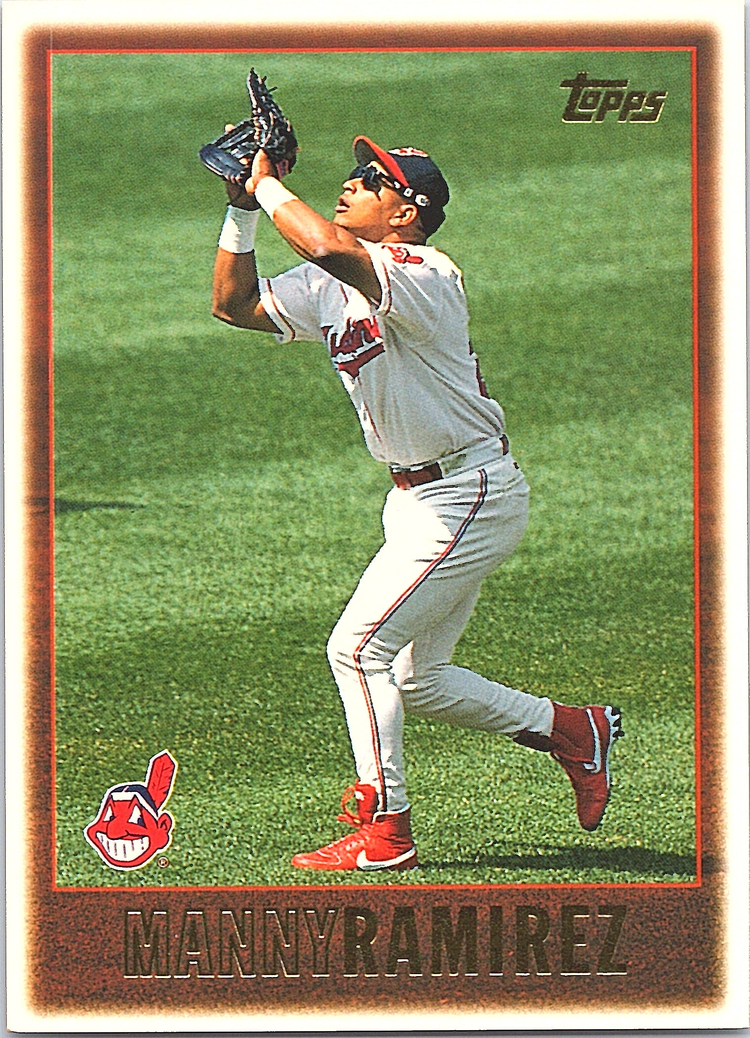 1997 Topps Manny Ramirez #318 Cleveland Indians Excellent