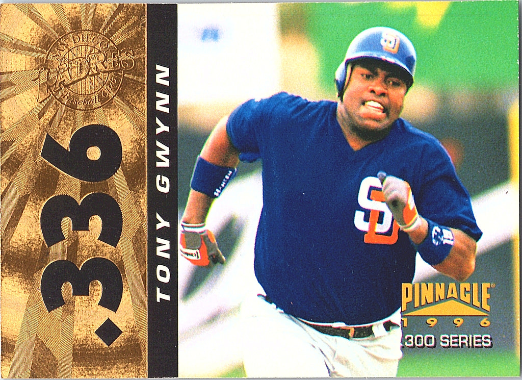 1996 Pinnacle Tony Gwynn #336 San Diego Padres Excellent
